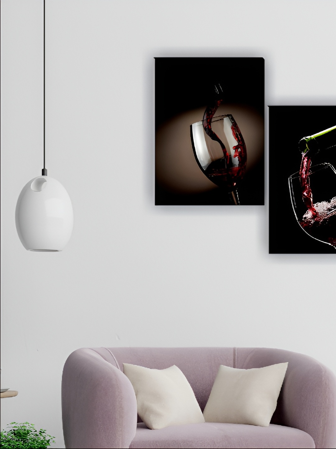 

Aura Black & Red 3 Pieces Wooden Quotes Wall Paintings