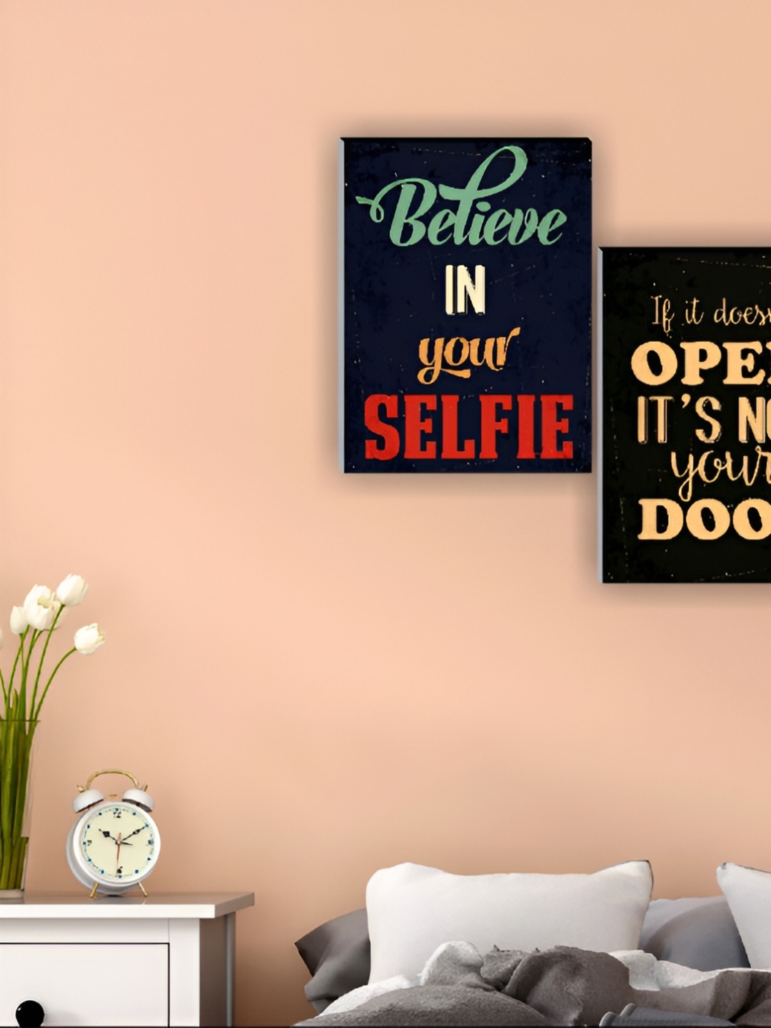 

Aura Black & Red 3 Pieces Wooden Wall Art