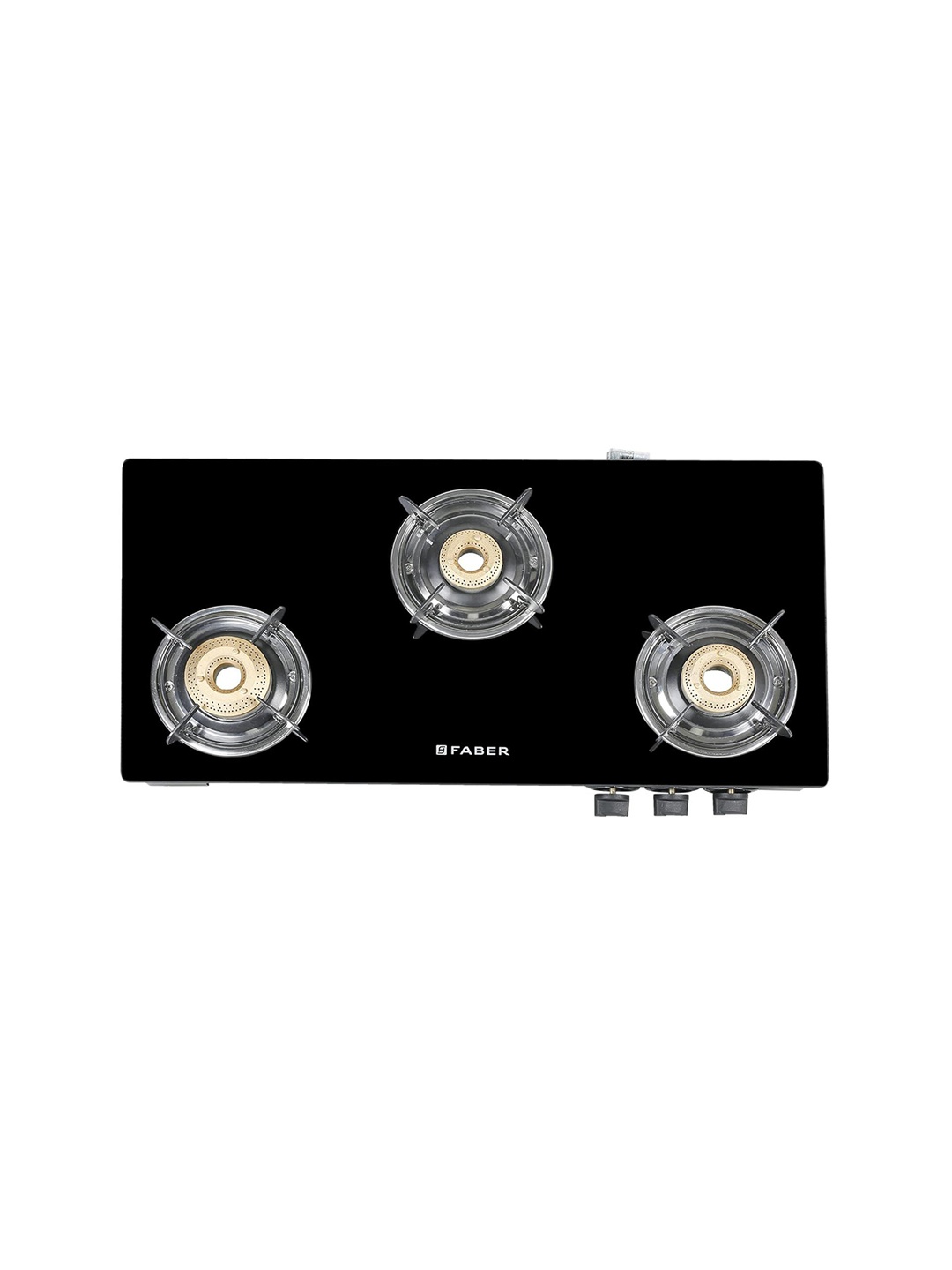 

FABER Glass 3 Burners Manual Gas Stove, Black