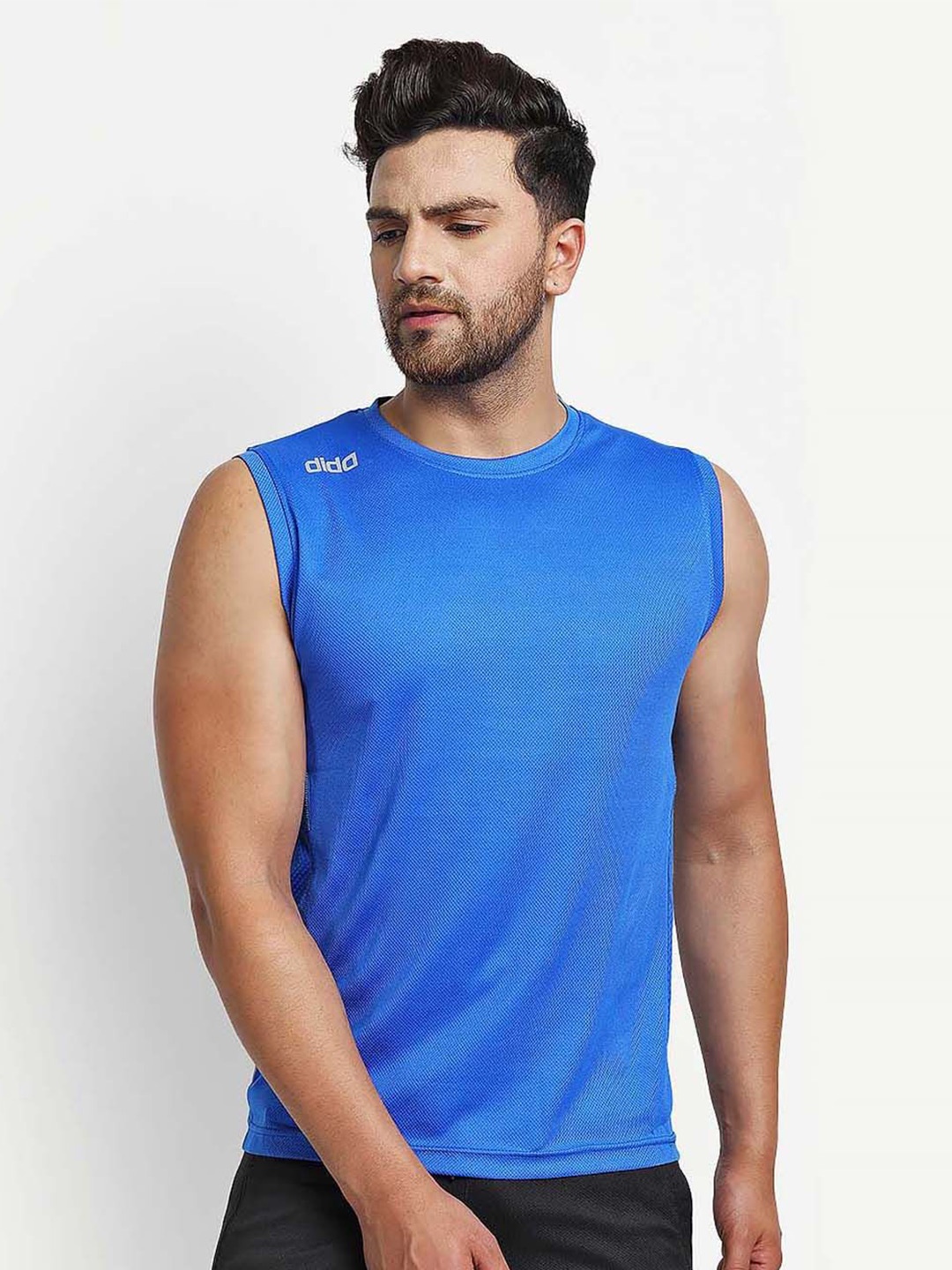 

DIDA Men Sports Dri-FIT Pockets T-shirt, Blue