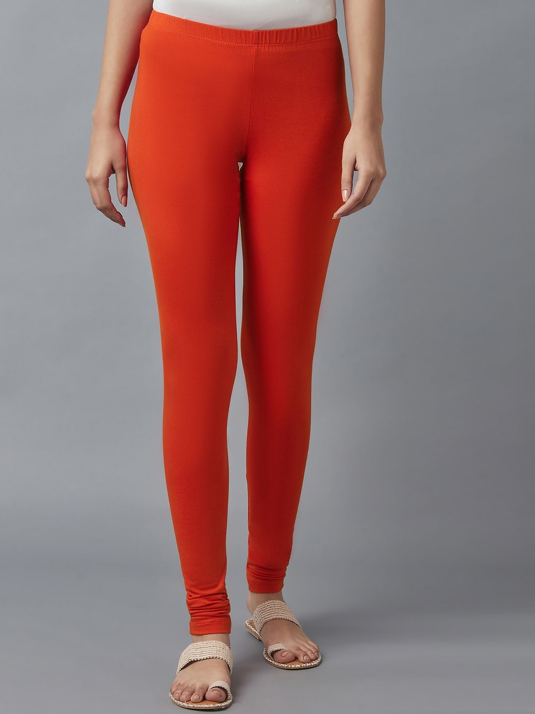 

KEX Churidar Length Leggings, Orange