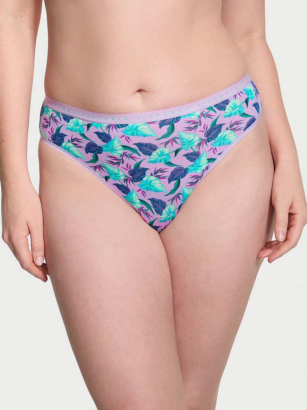 

Victoria's Secret Stretch High-Leg Mid-Rise Basic Briefs1124484967CM, Blue