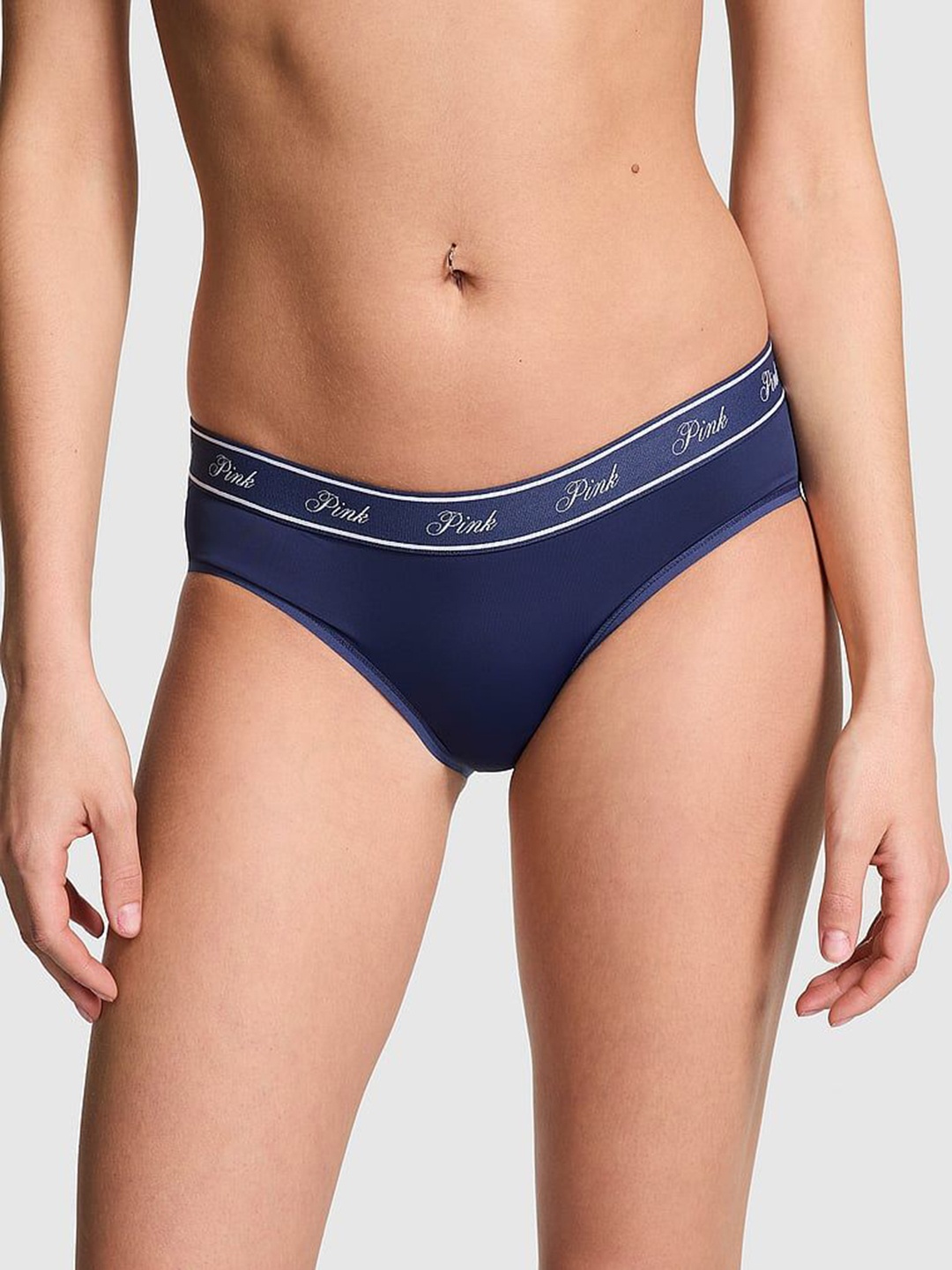 

Victoria's Secret PINK Low-Rise Hiphugger Hipster Briefs 1124583650K6, Navy blue