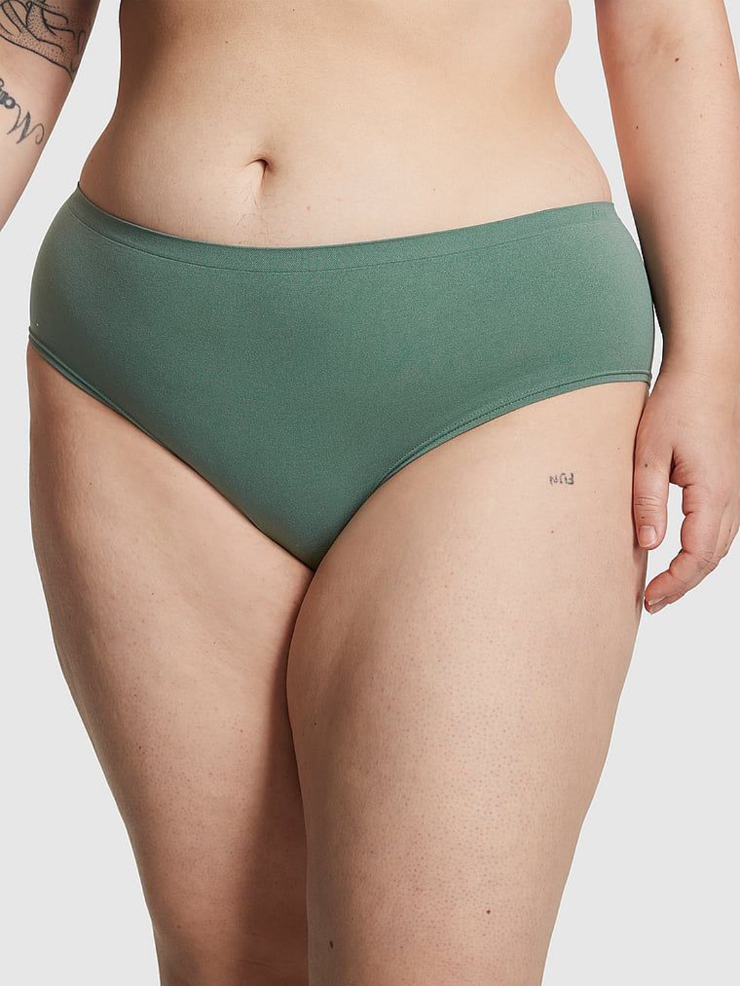 

Victoria's Secret Pink Seamless Hiphugger Panty, Green