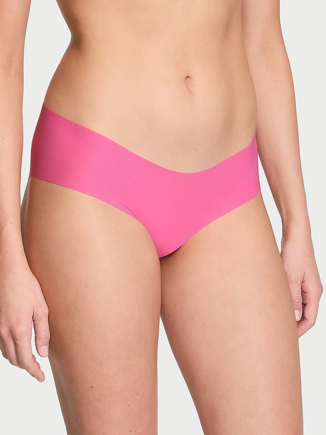 

Victoria's Secret Low Rise No-Show Hiphugger Hipster Briefs, Pink