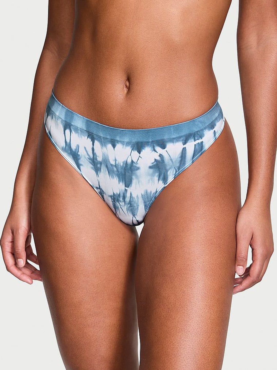 

Victoria's Secret Seamless Thong Panty 1123841965PA, Blue