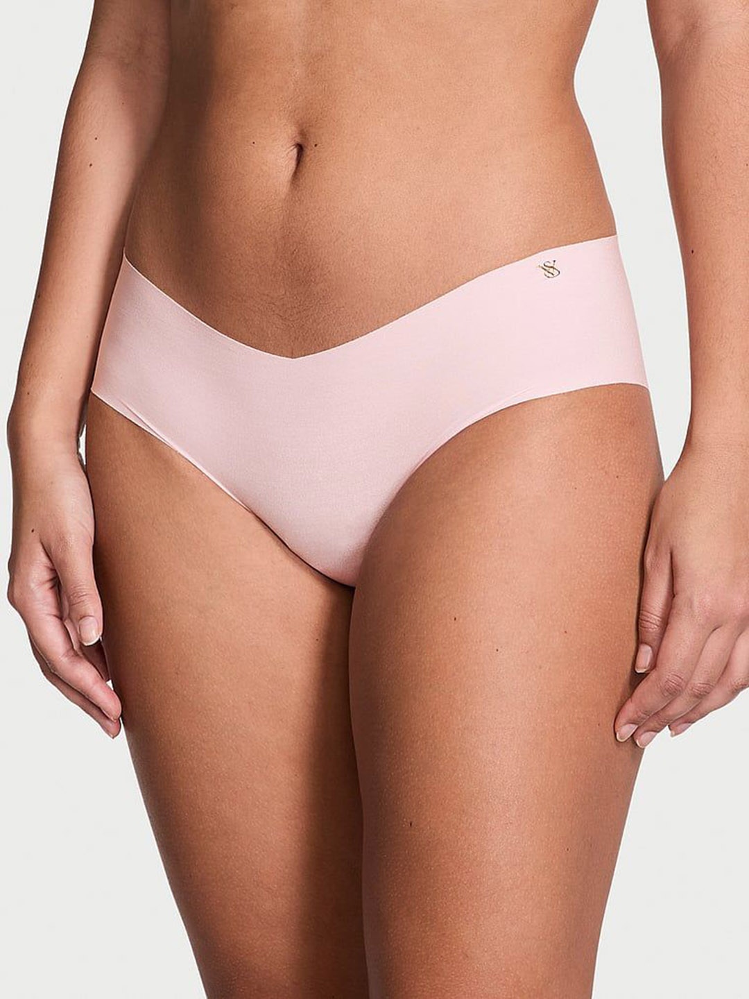 

Victoria's Secret No-Show Low-Rise Hiphugger Hipster Briefs, Pink