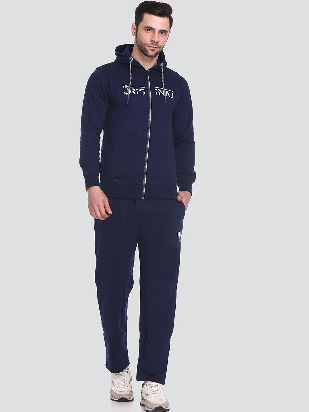 

HB Honey Bee Hooded Mid-Rise Tracksuit, Navy blue