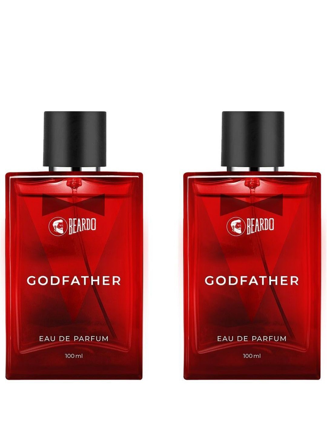 

BEARDO Men Set Of 2 Godfather Long Lasting Eau De Parfum - 100ml Each, Red