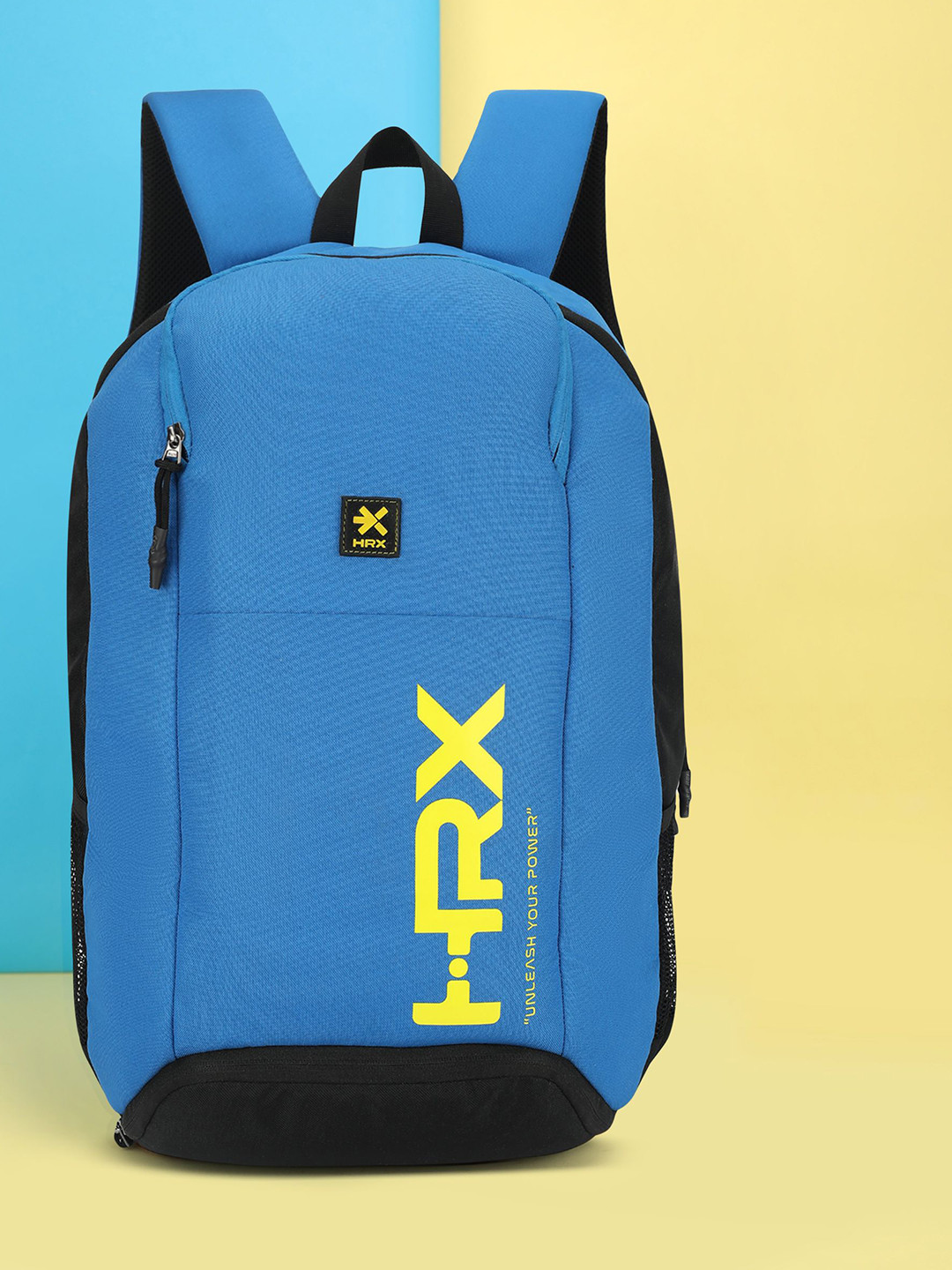 

HRX by Hrithik Roshan Unisex Shoe Pocket Up To 16 Inch Ergonomic Backpack, Blue