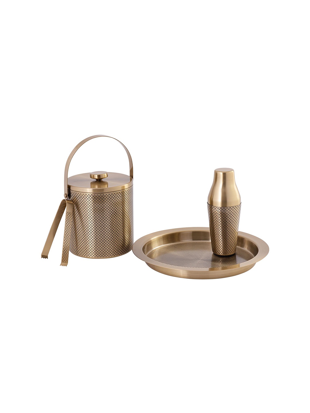 

KANIRY ARTISE OF NOVELTY Gold-Toned 4 Pieces Stainless Steel Barware Tool Sets