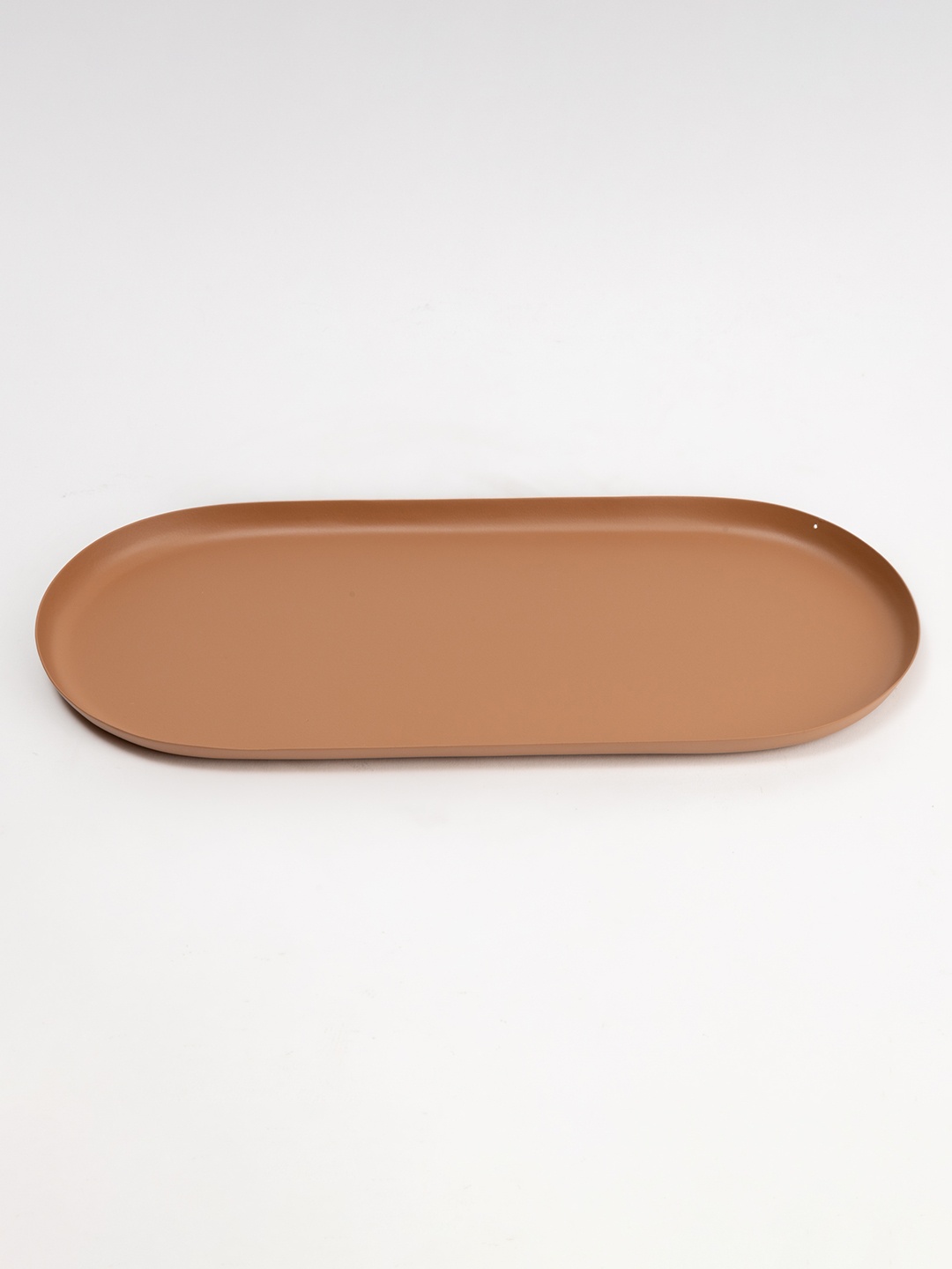 

KANIRY ARTISE OF NOVELTY Camel Brown Stainless Steel Serving Tray