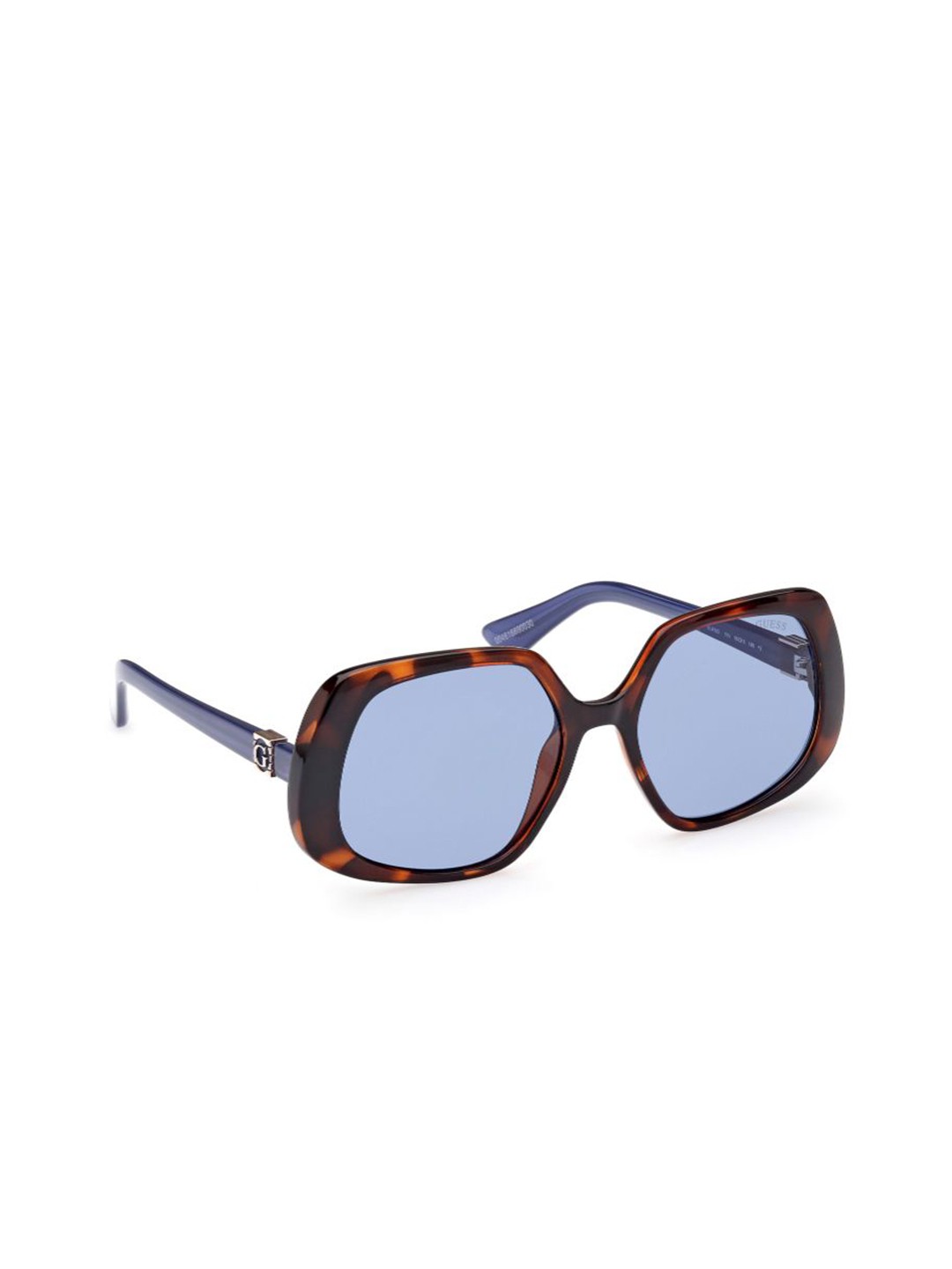 

GUESS Women Oversized Sunglasses with UV Protected Lens GUS786253V56SG, Blue