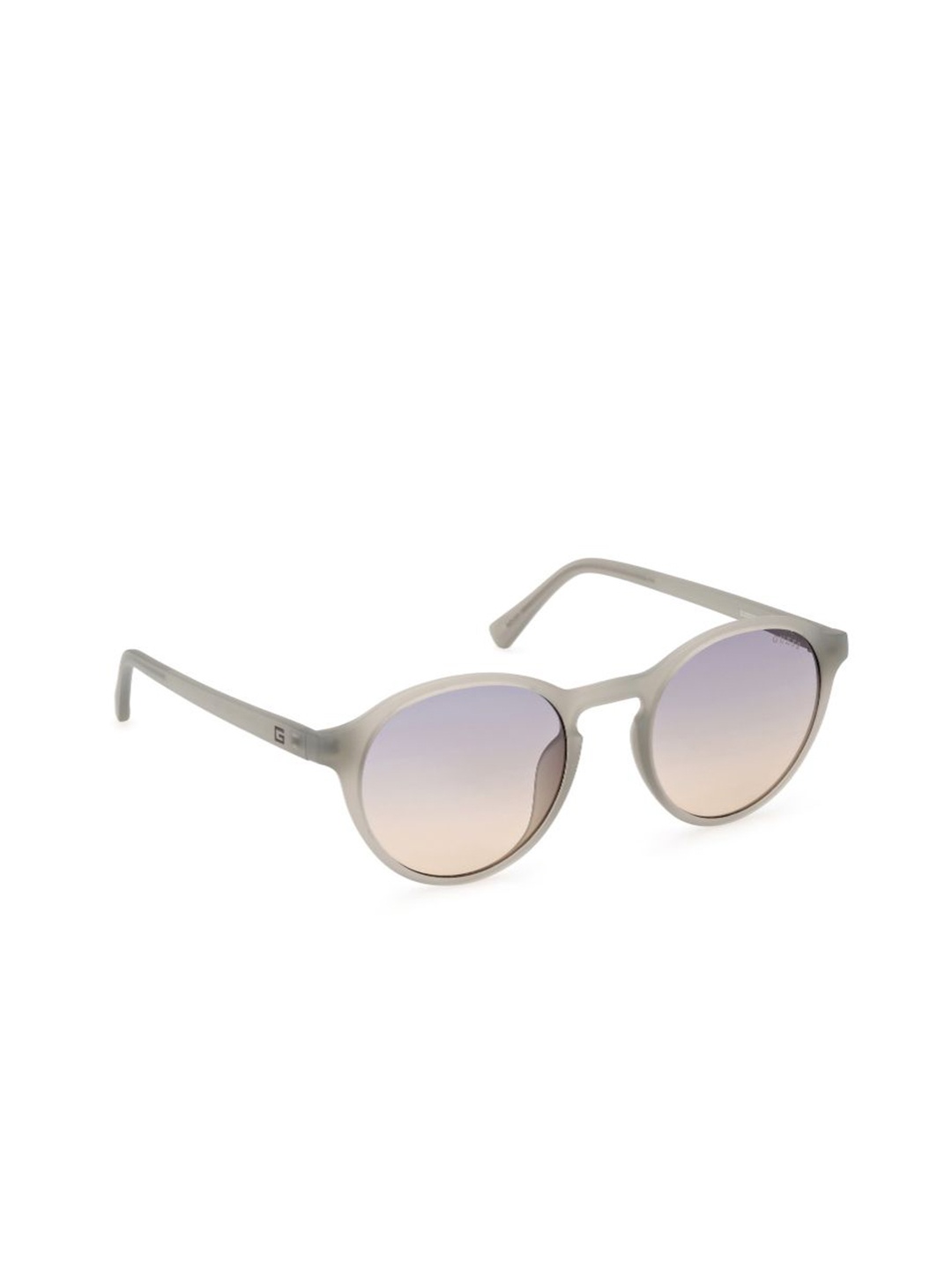 

GUESS Men Round Sunglasses with UV Protected Lens GUS0006220B51SG, Grey