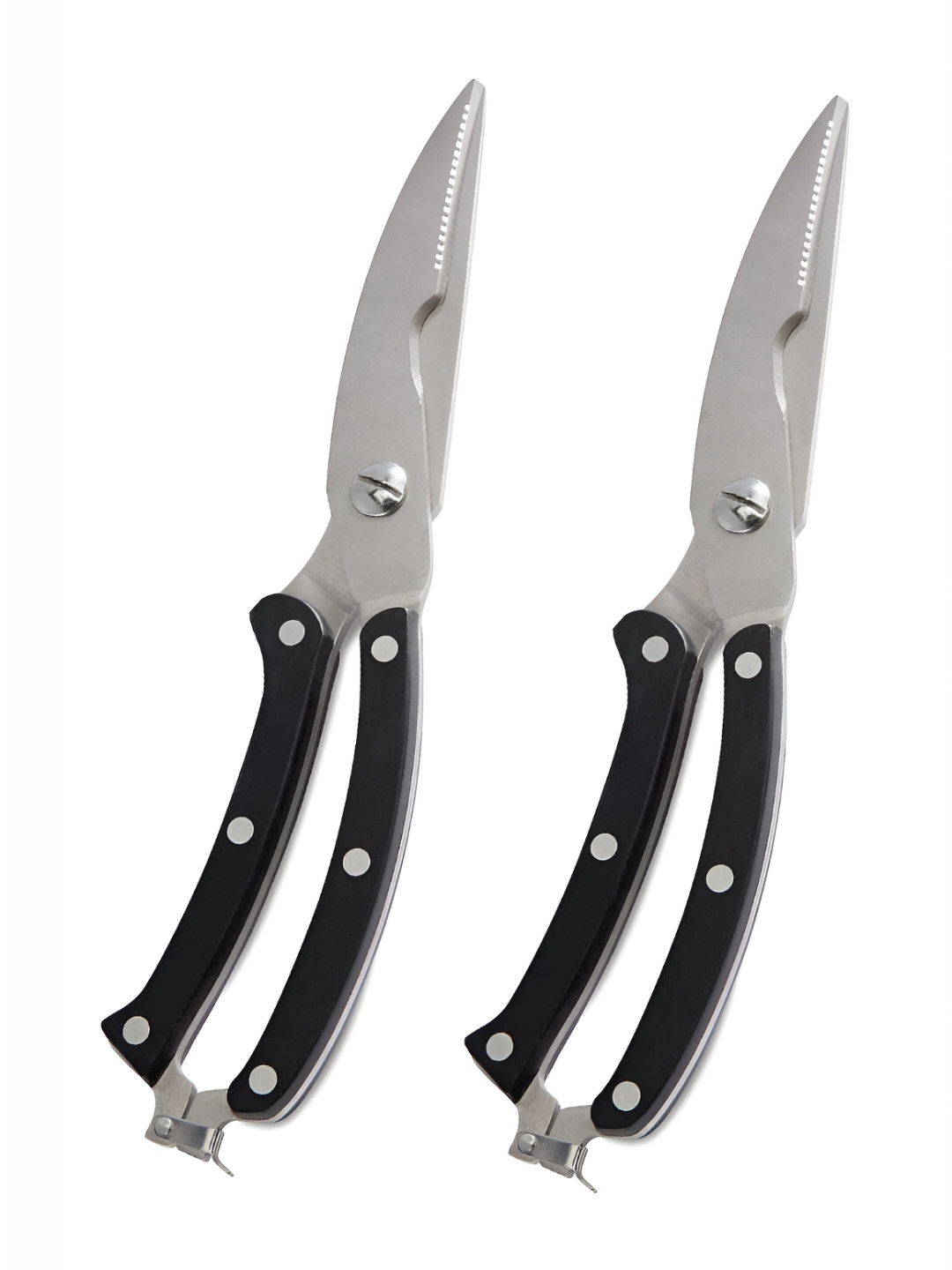 

P-Plus International Black 2 Pcs Stainless Steel Kitchen Scissor Other Kitchen Tools