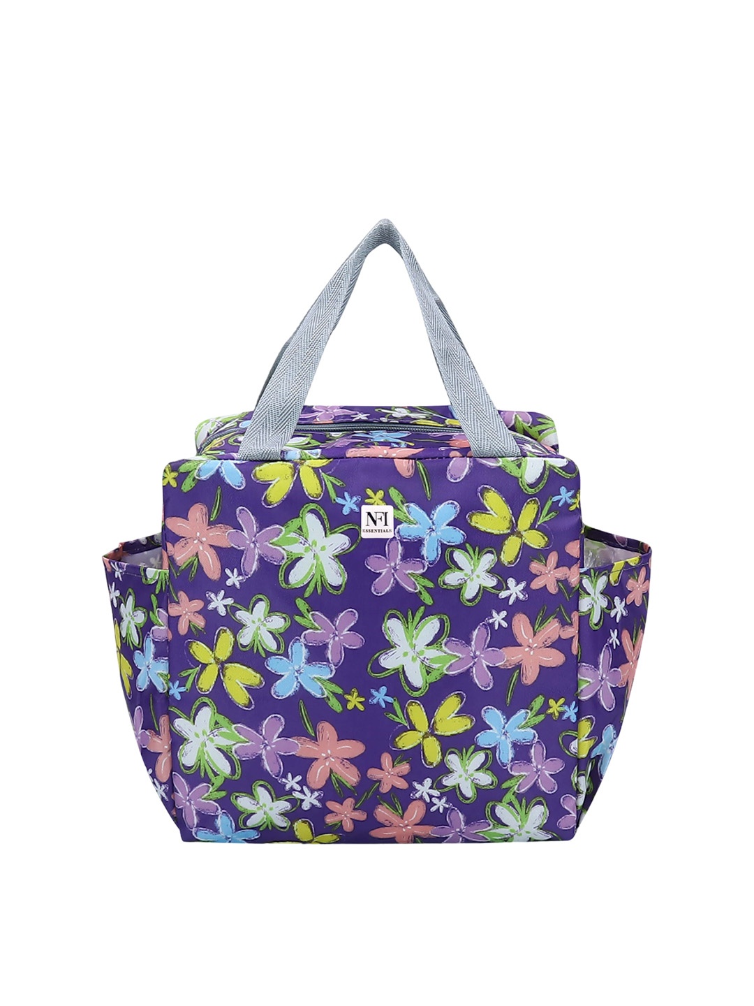 

NFI essentials Printed Lunch Bag Travel Accessory, Purple