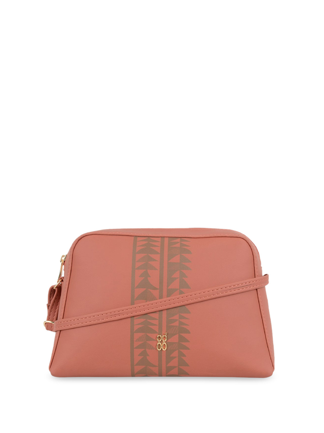 

Baggit Structured Sling Bag, Pink