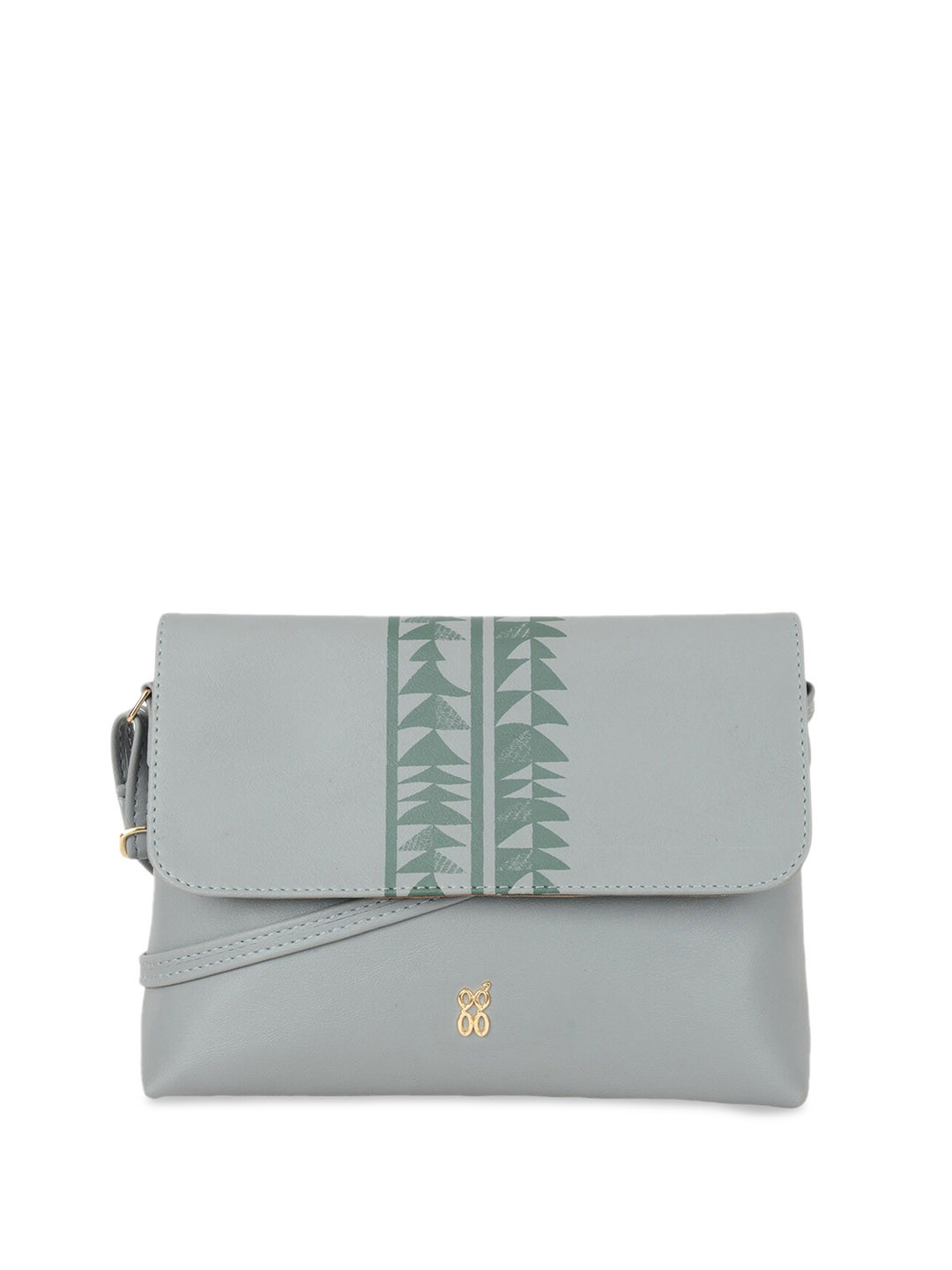 

Baggit Lpxe Kajom E Ashlyn Printed Structured Sling Bag, Blue