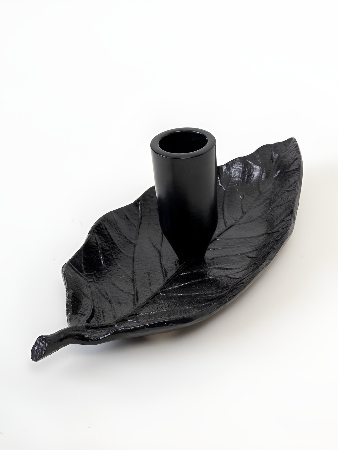 

KANIRY ARTISE OF NOVELTY Black Floral Metal Candle Holder