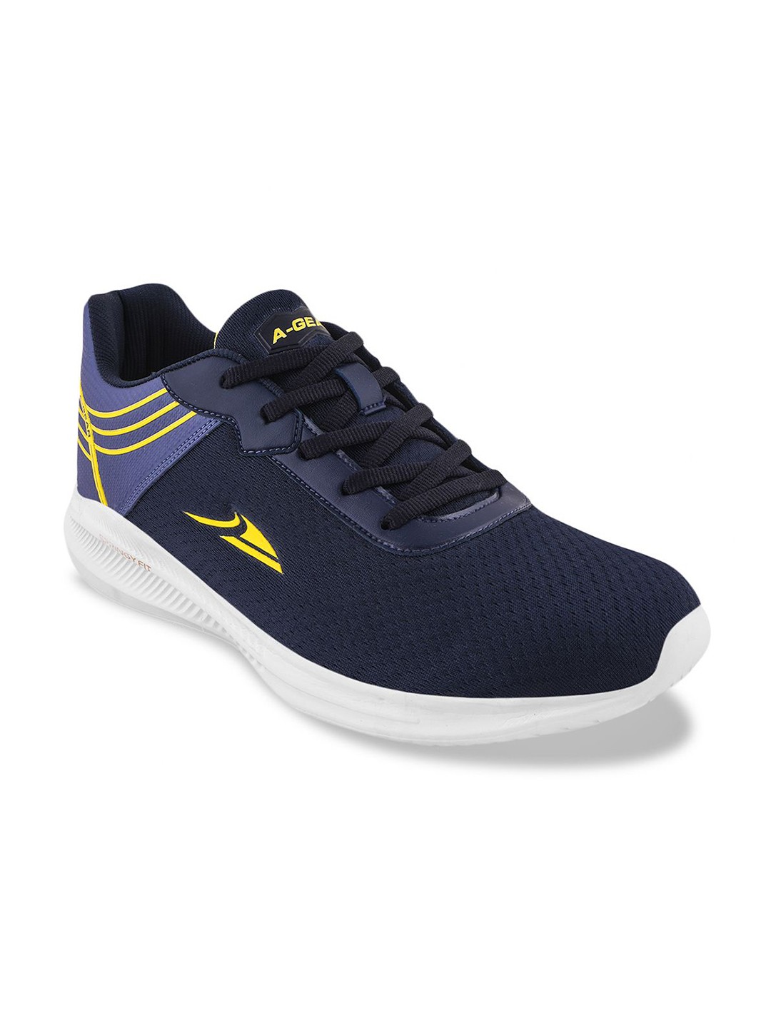 

Campus Men Mesh Running Shoes, Navy blue