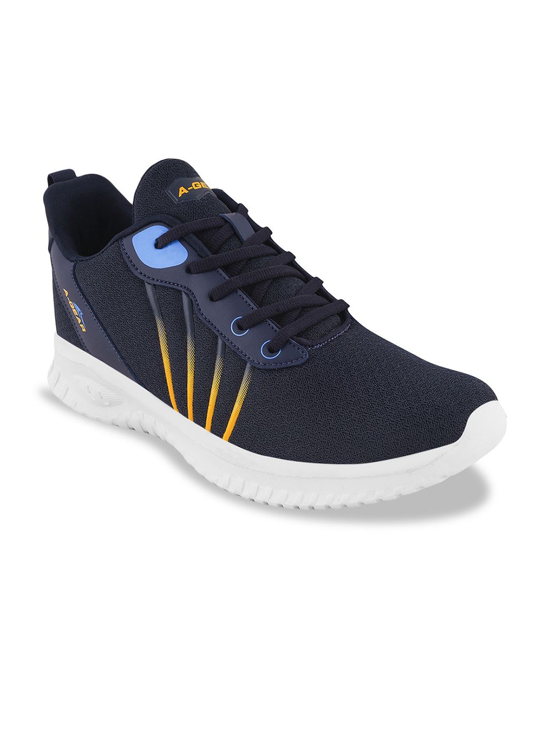 

Campus Men Mesh Running Shoes, Navy blue