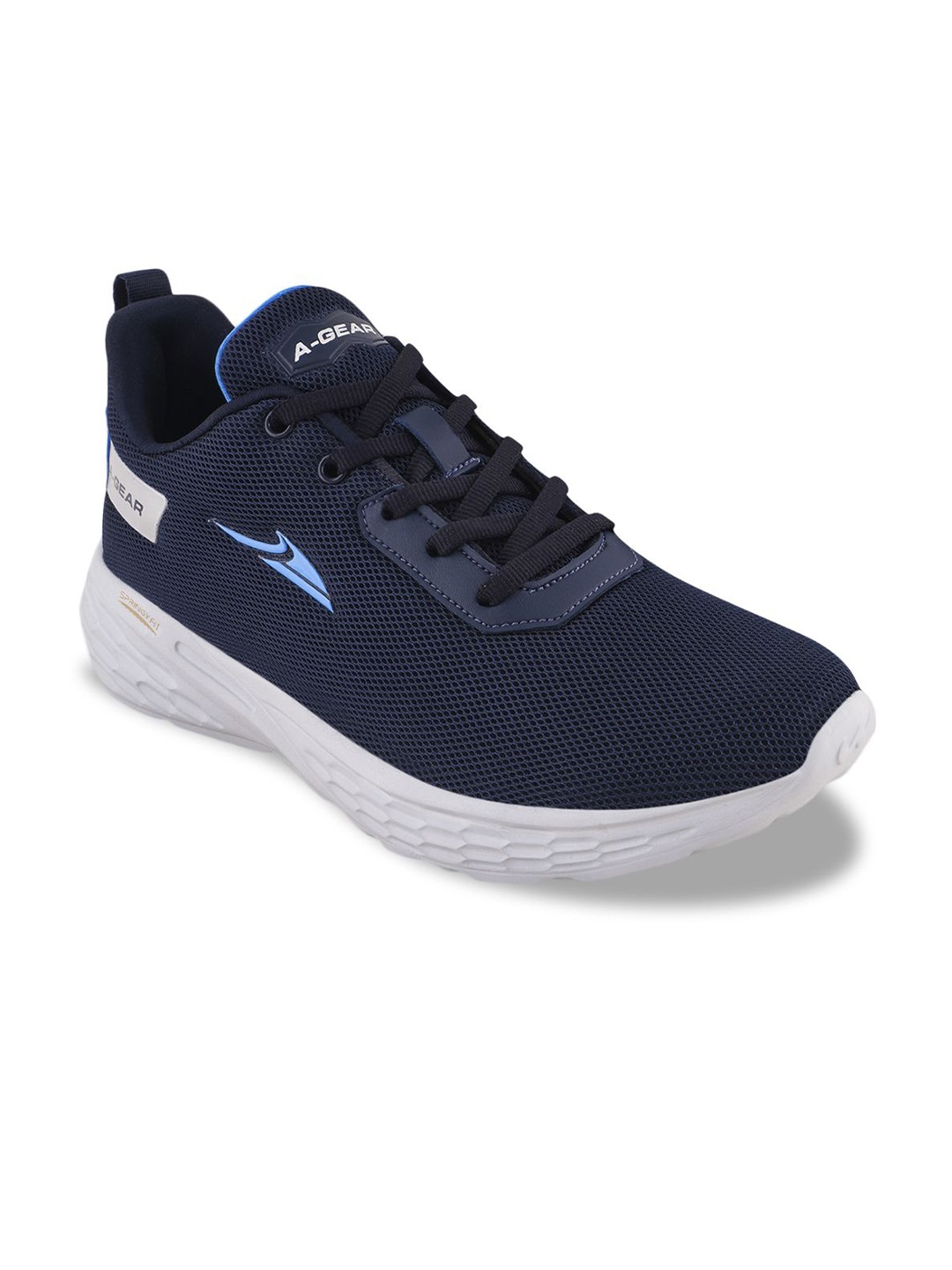 

Campus Men Mesh Running Shoes, Navy blue