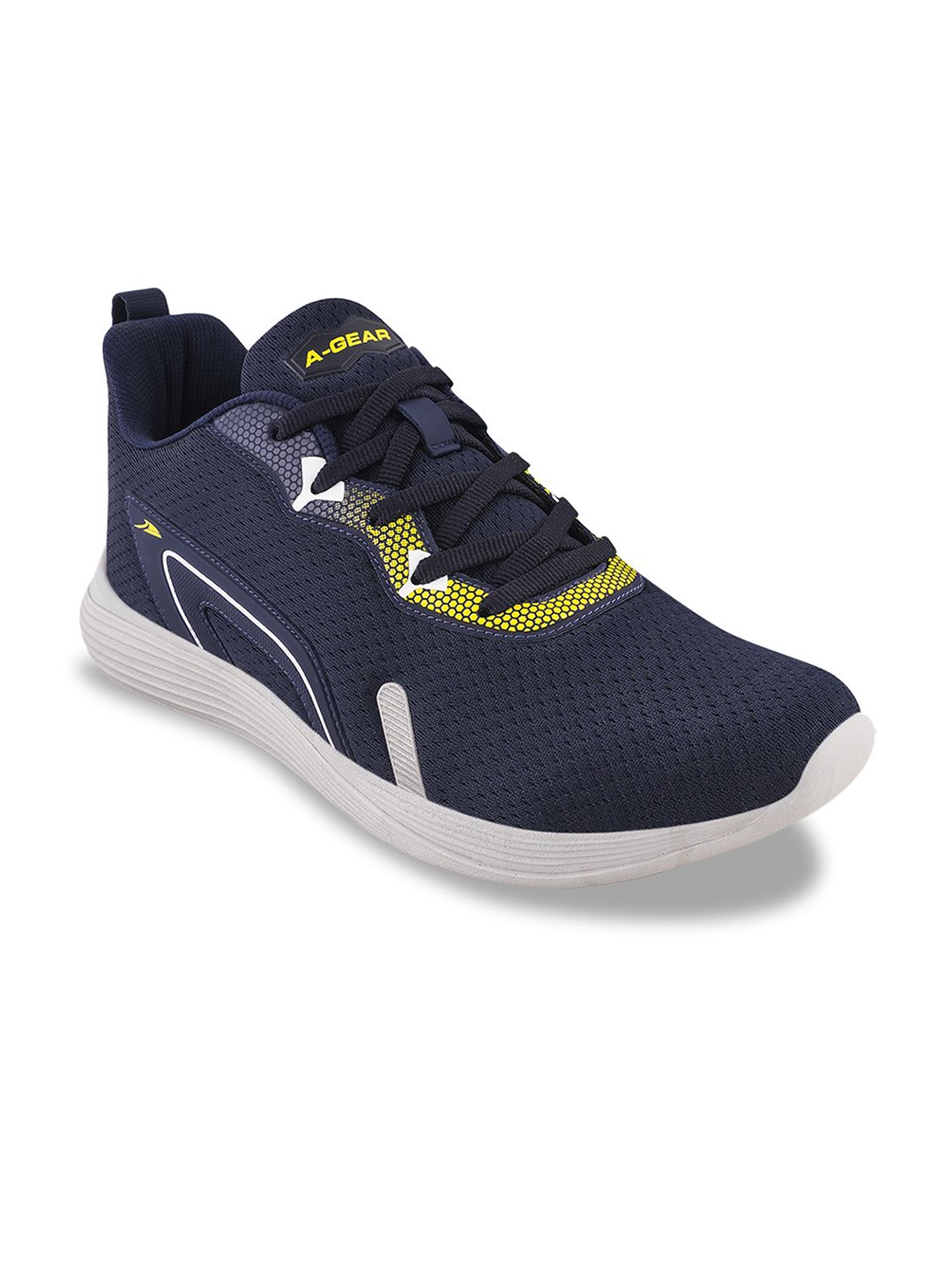 

Campus Men Mesh Running Shoes, Navy blue