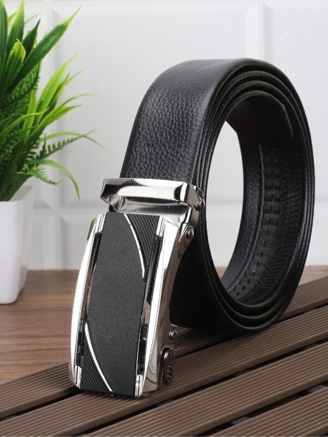 

Kastner Men Textured Formal Belt, Black