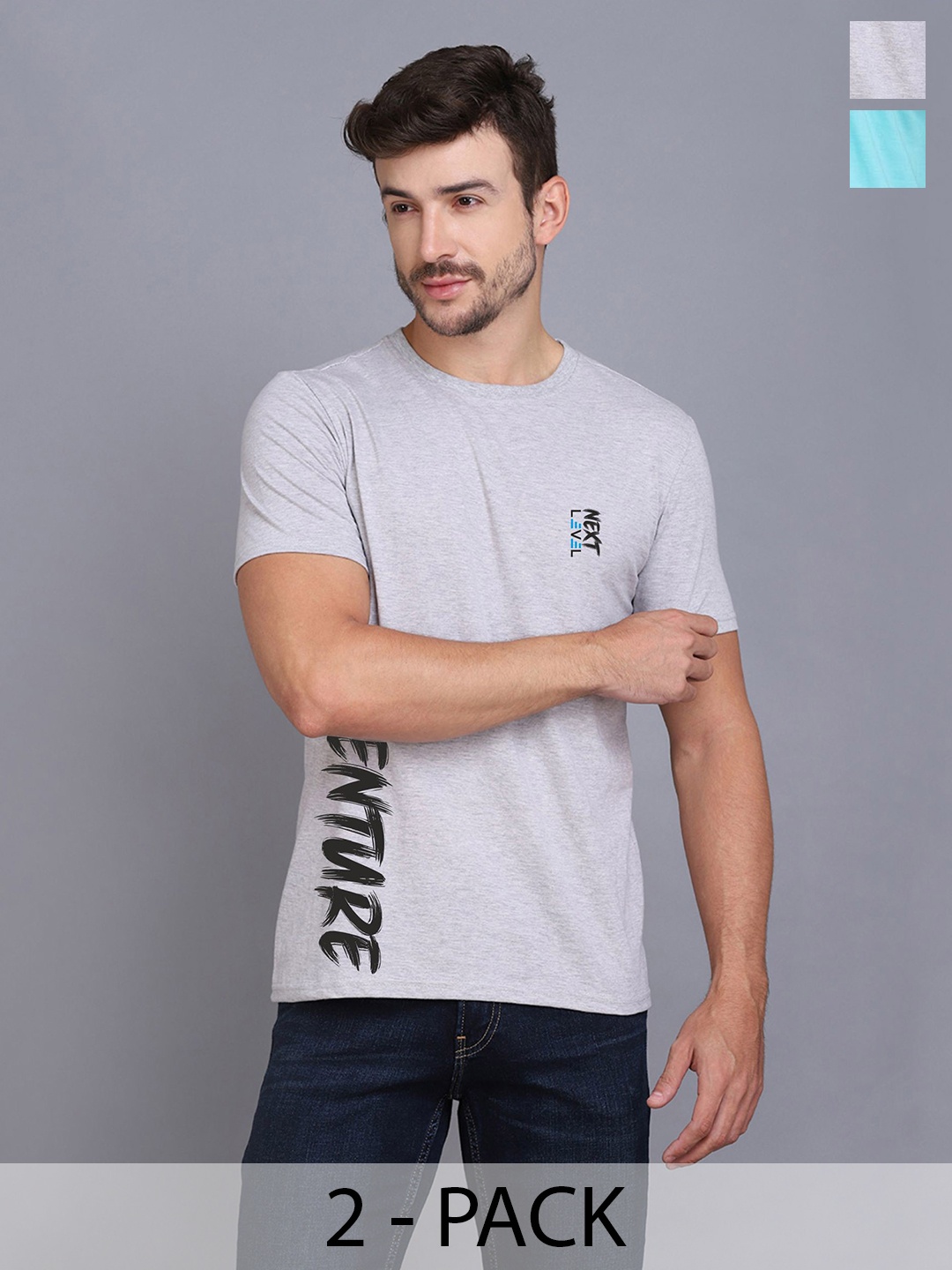 

SLOWLORIS Men Typography 2 Printed T-shirt, Sea green
