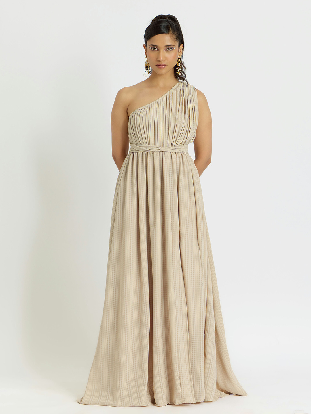 

Alaya By Stage3 Georgette Maxi Dress, Off white