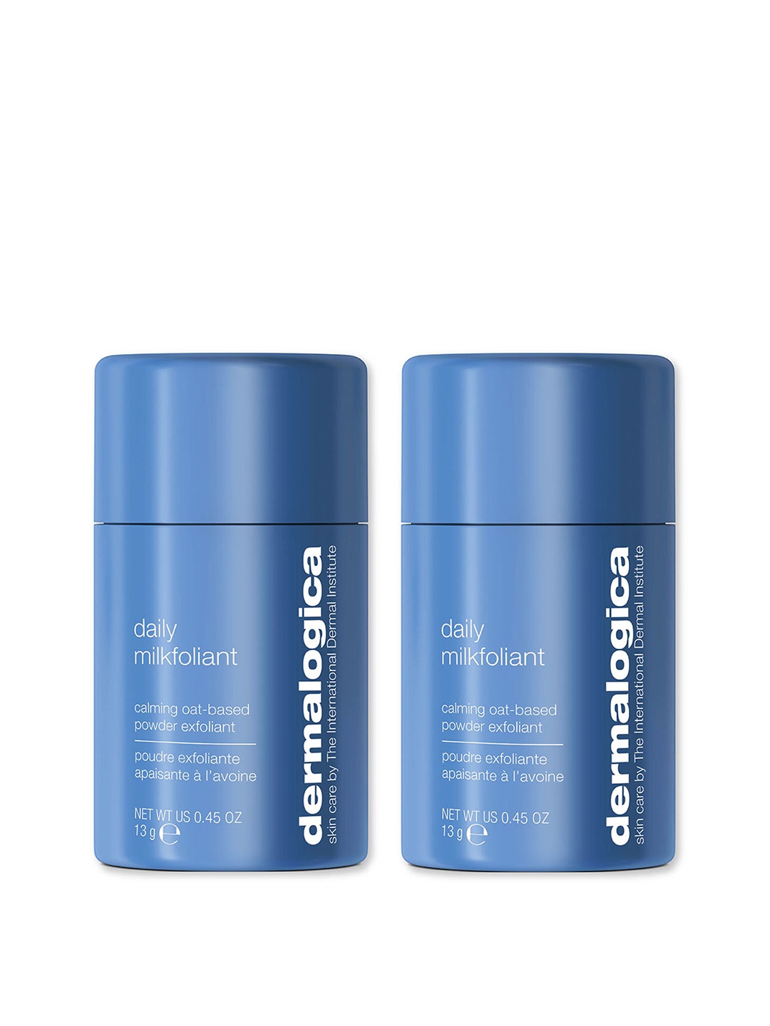 

Dermalogica Set of 2 Daily Milkfoliant Gentle Oat-Based Powder Exfoliator - 13 g Each, Blue