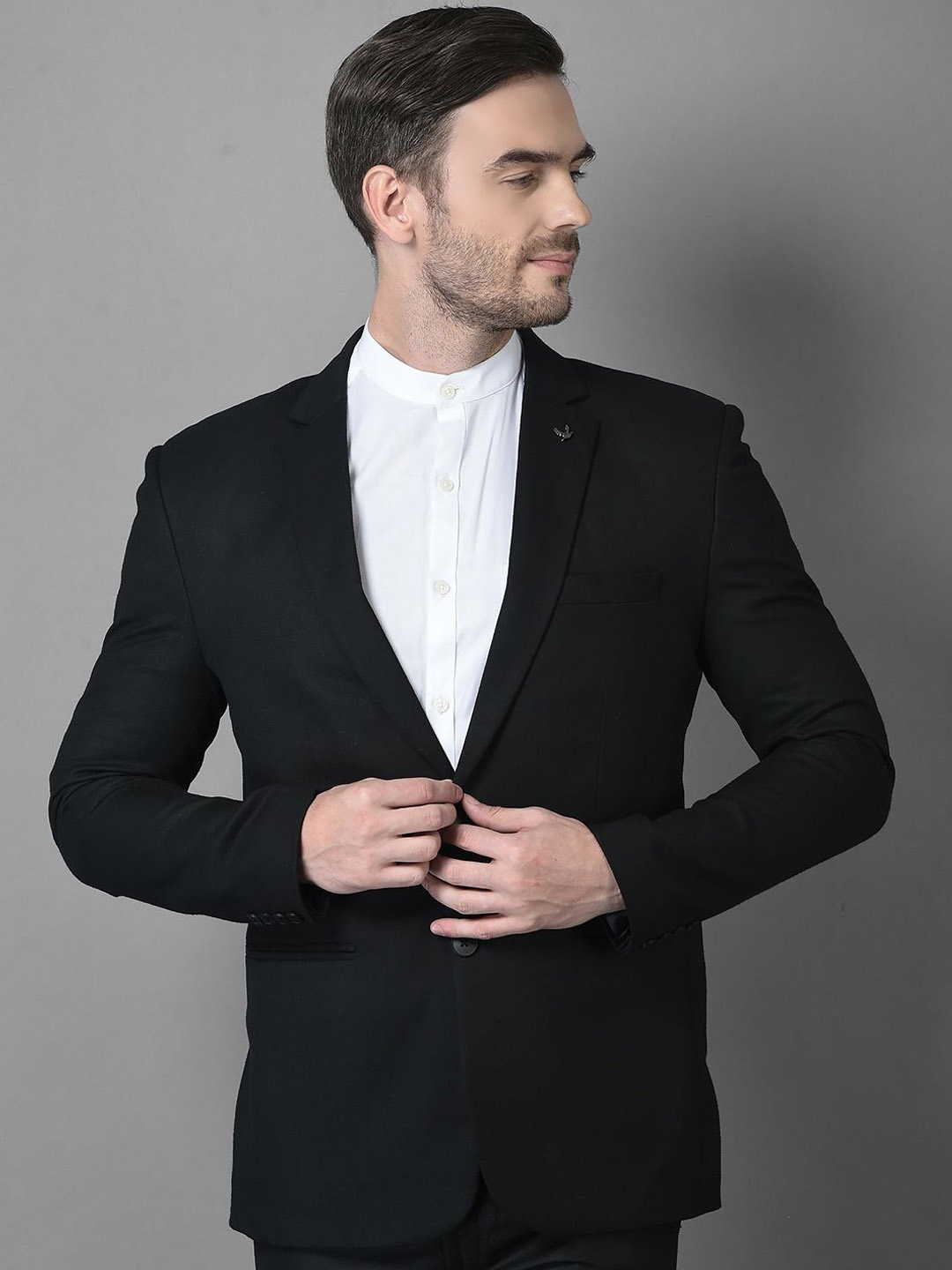 

Canary London Slim Fit Single Breasted Blazer, Black