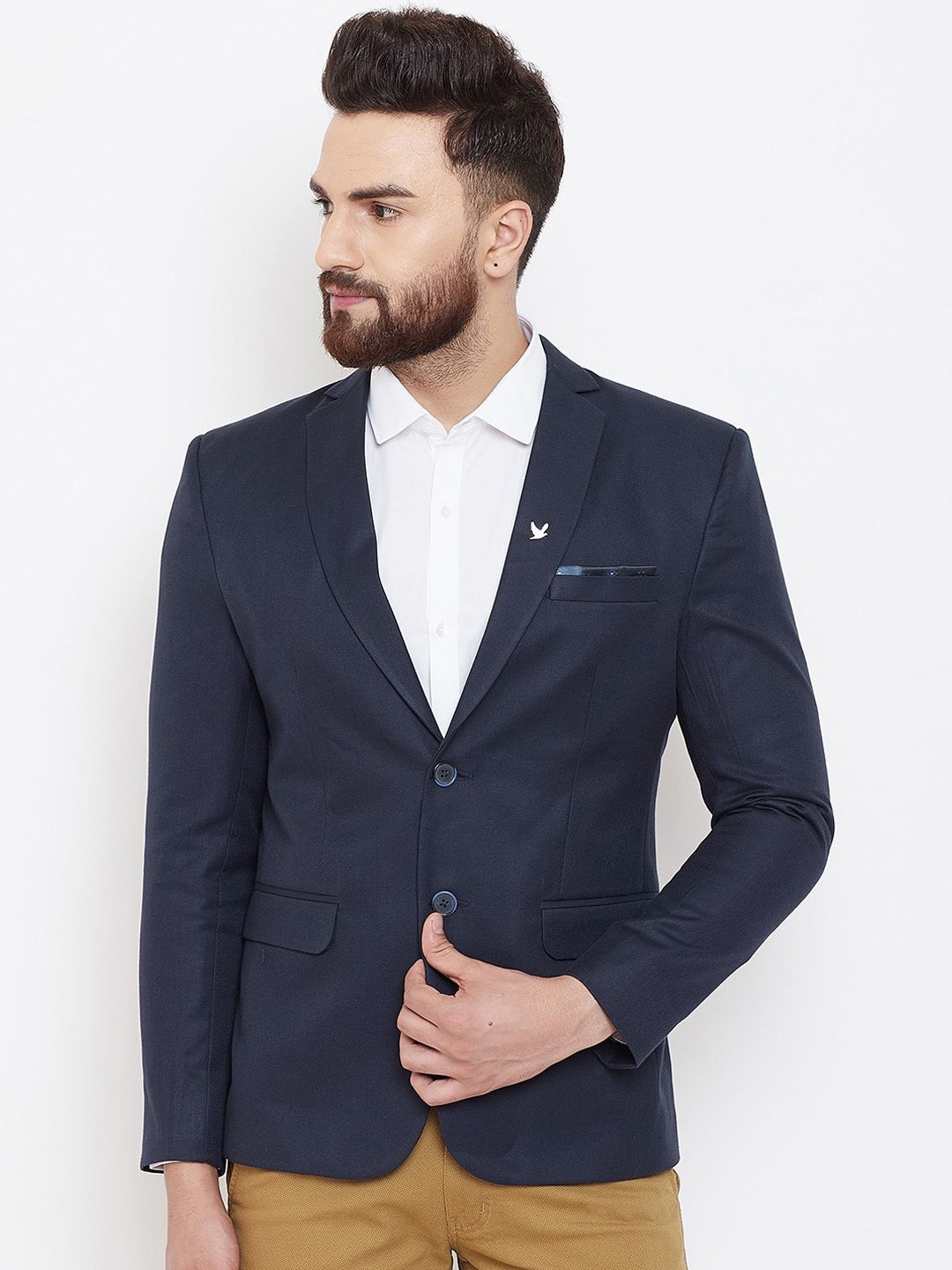 

Canary London Men Slim Fit Blazers, Navy blue