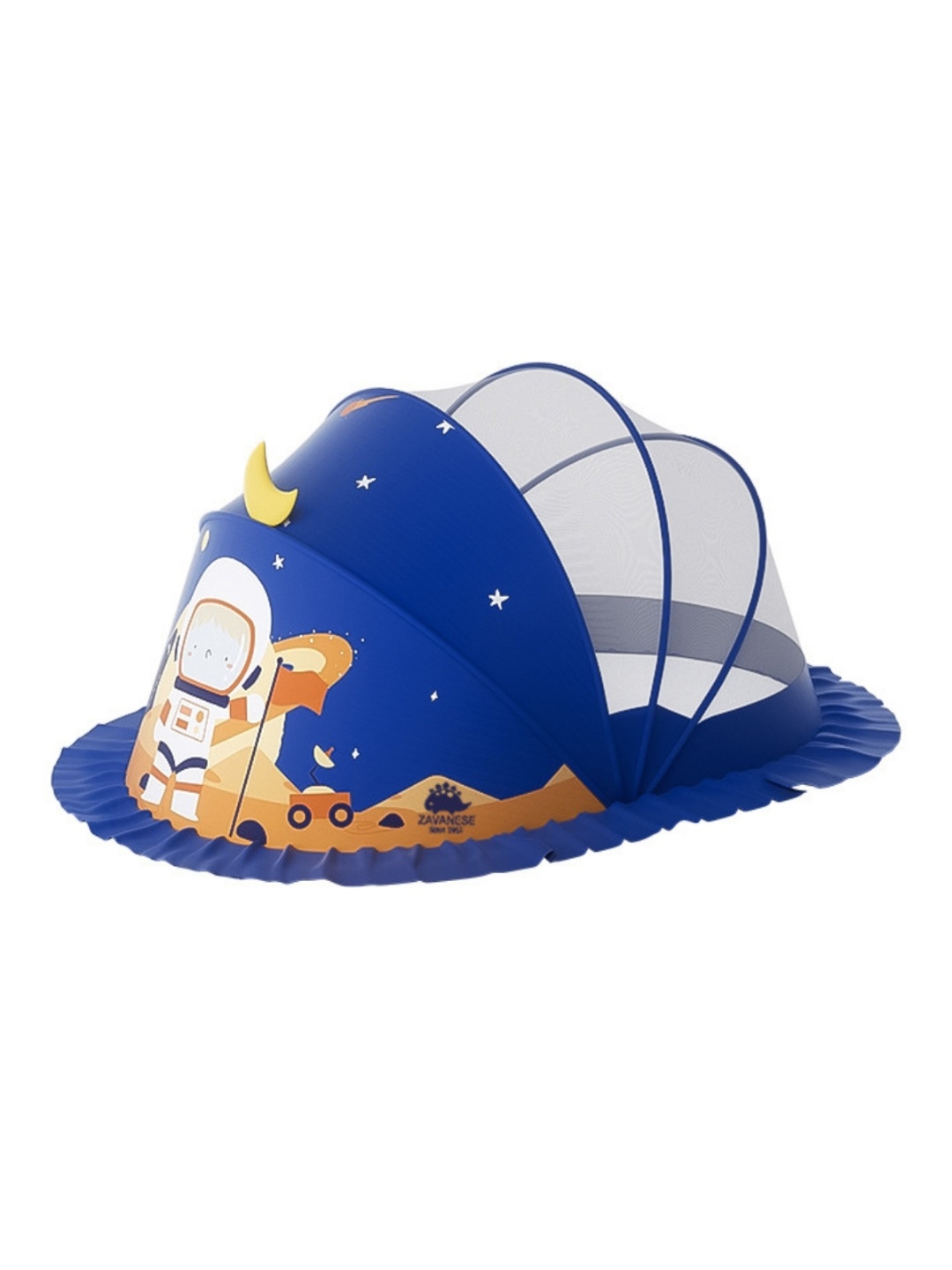 

GUCHIGU Blue & White Crib Size Tent Mosquito Net