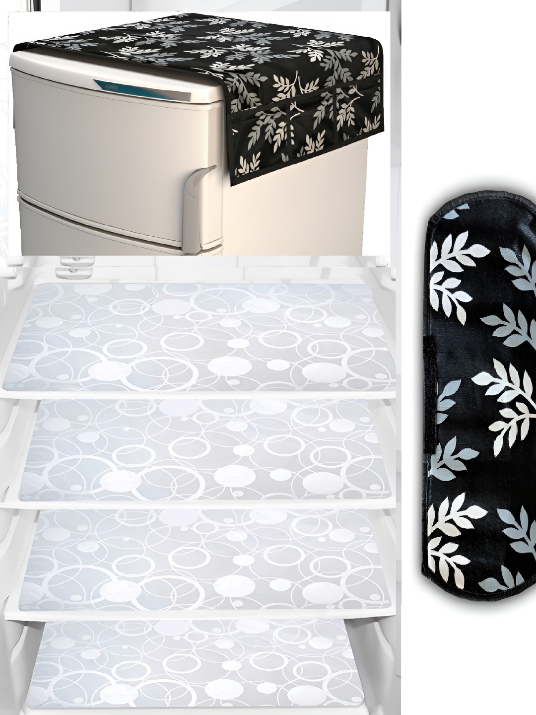 

REVEXO Black & White 6 Pieces Printed Appliance covers