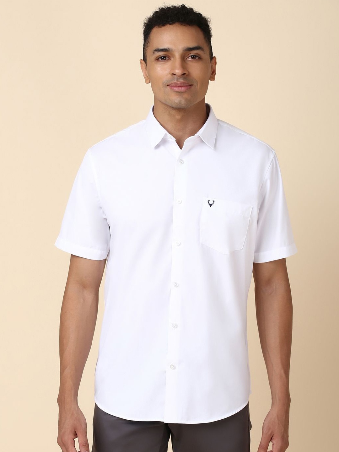 

Allen Solly Slim Fit Cotton Casual Shirt, White