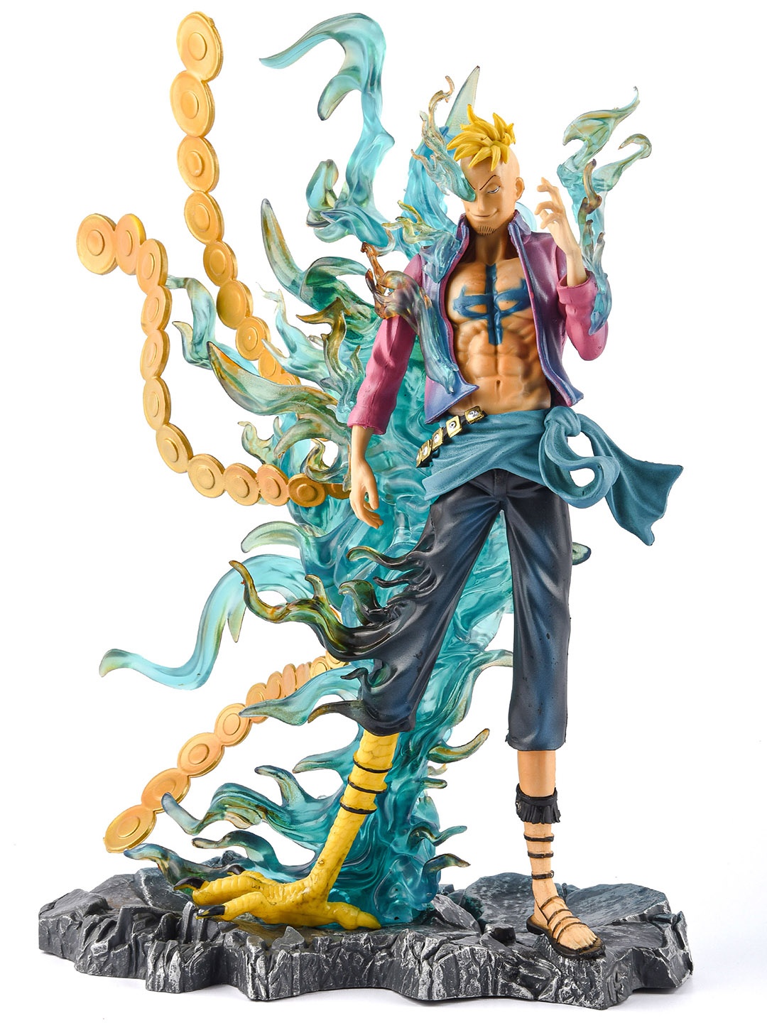 

COMICSENSE One Piece Anime Commander Phoenix Figurine, Blue