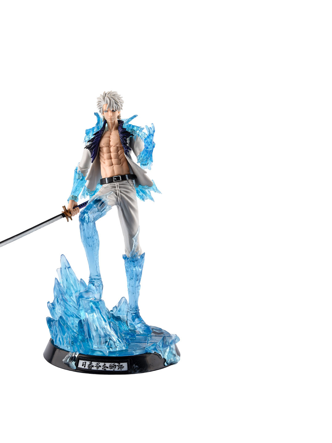 

COMICSENSE Bleach Anime 10th Division Captain Figurine Toys, Blue