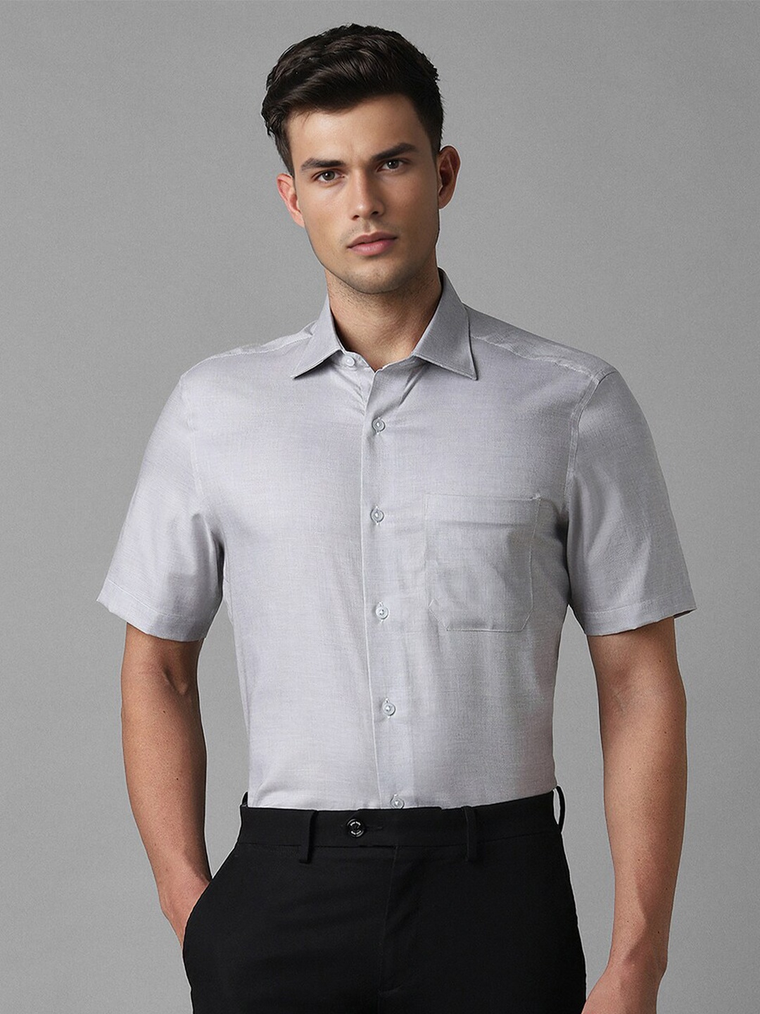 

Louis Philippe Opaque Formal Shirt, Grey