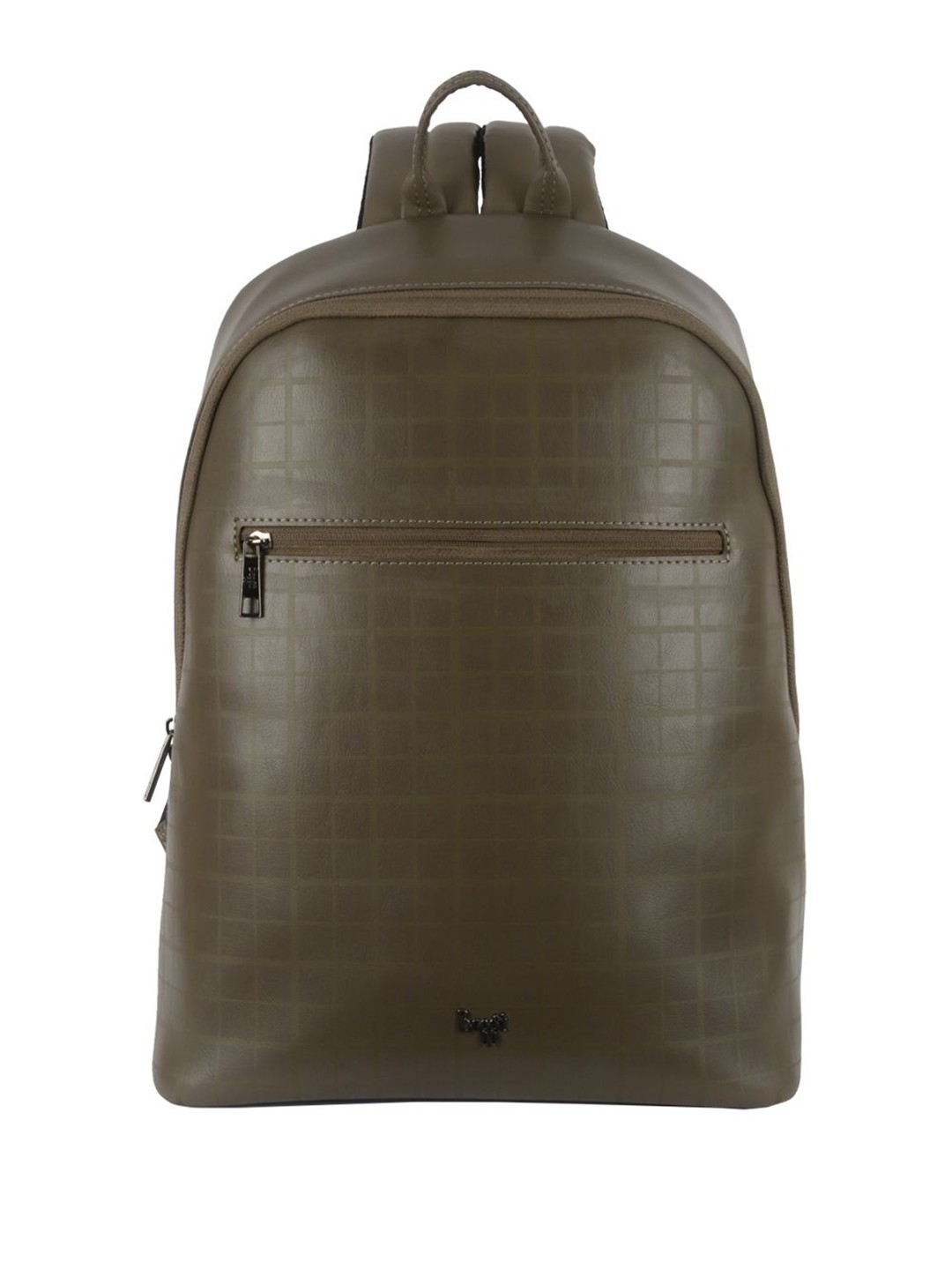 

Baggit Checked Ergonomic Backpack, Beige