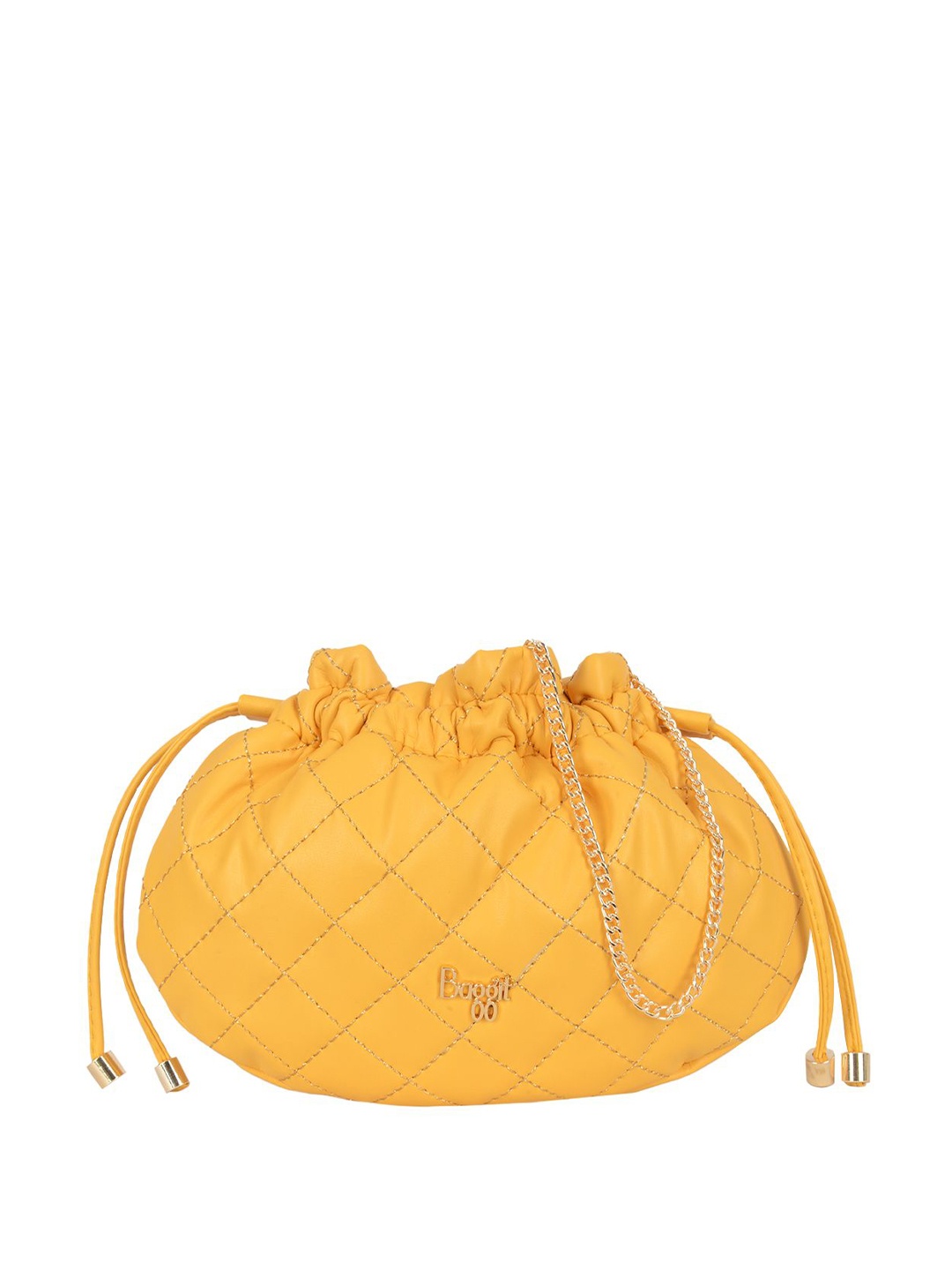 

Baggit L Teri Rafi Embellished Potli Clutch, Yellow