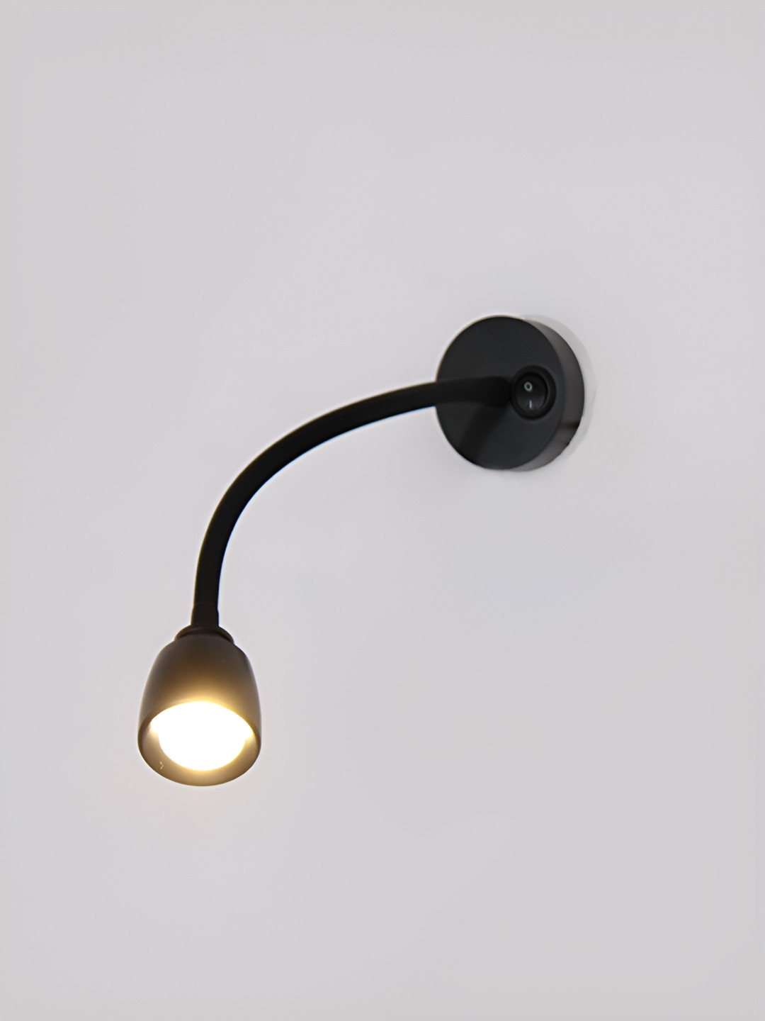 

SHREE KALA HOME DECOR Black Abstract Shaped Wall Lamp