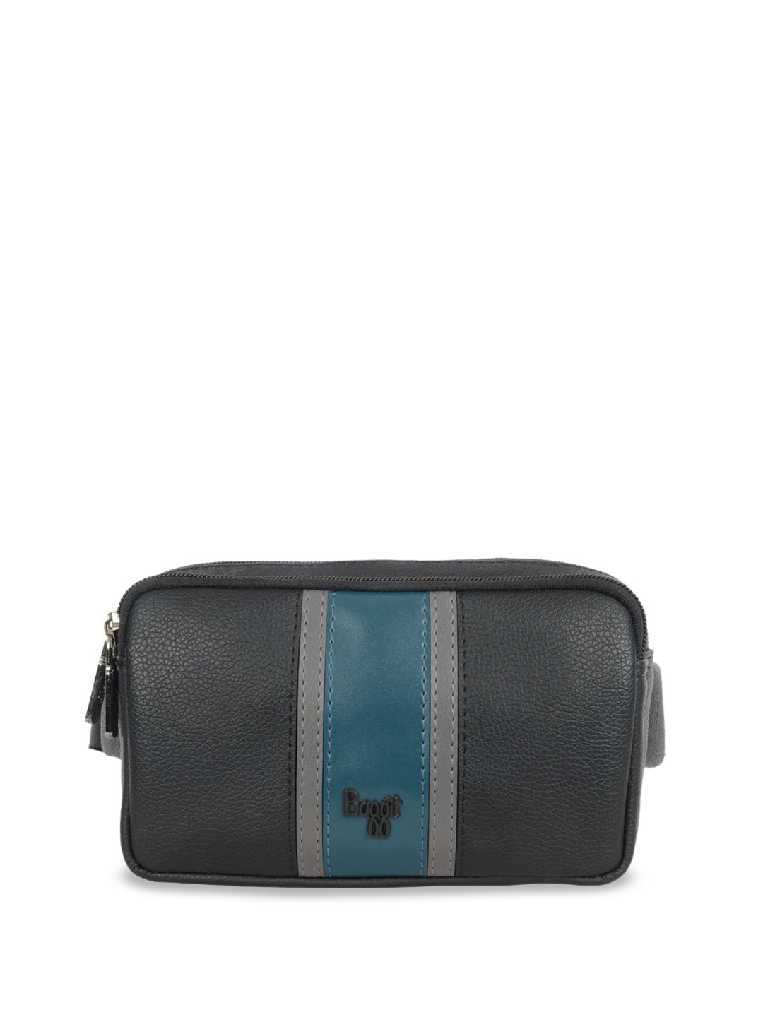 

Baggit Men Patterned Waist Pouch, Black