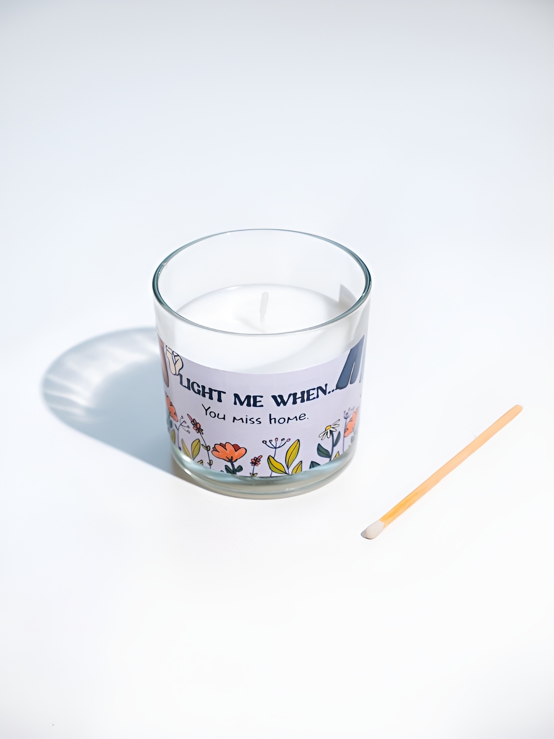 

DOODLEHOLIC White Printed Scented Jar Candle