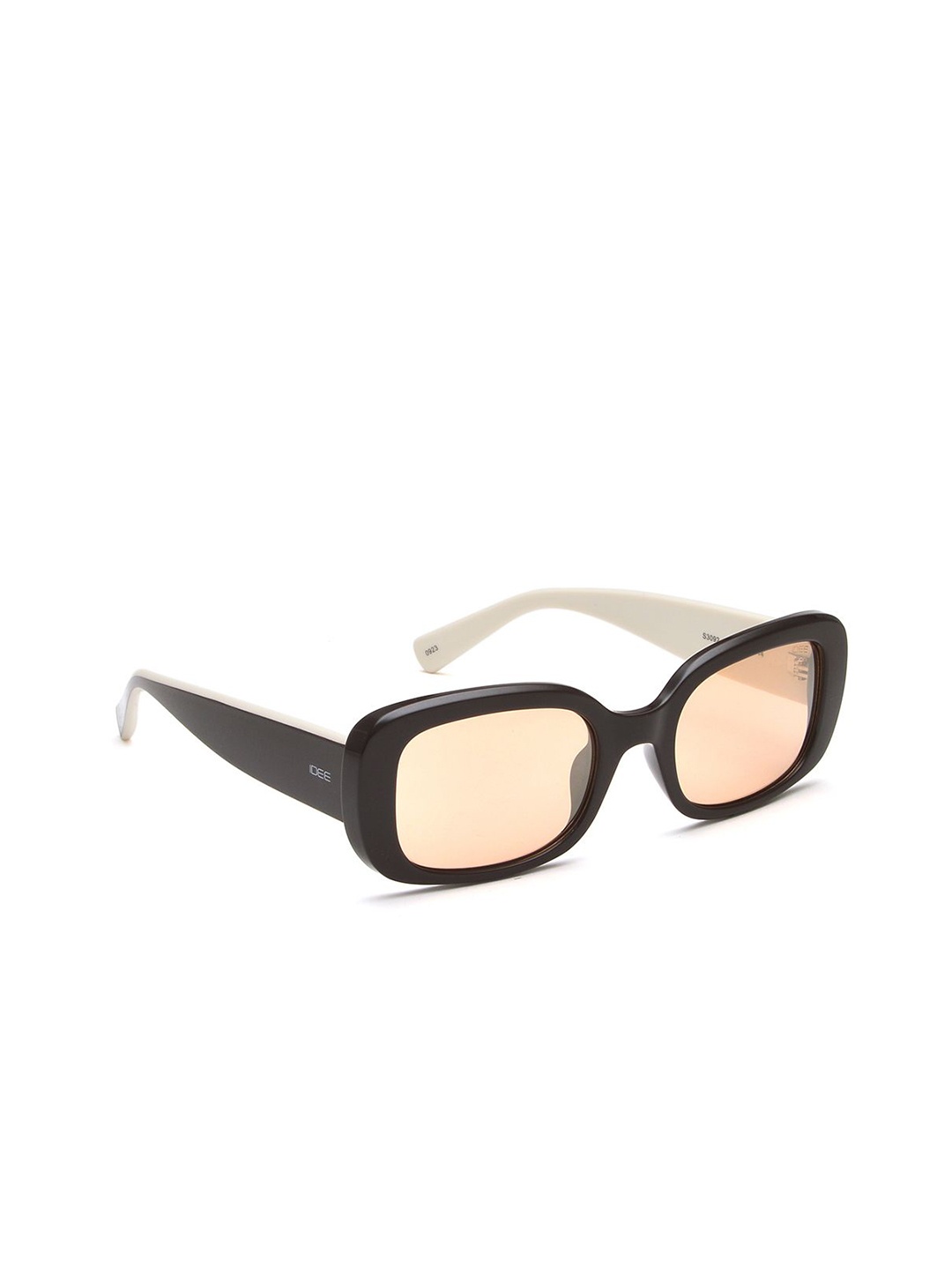 

IDEE Women Rectangle Sunglasses with UV Protected Lens IDS3092C2SG, Brown