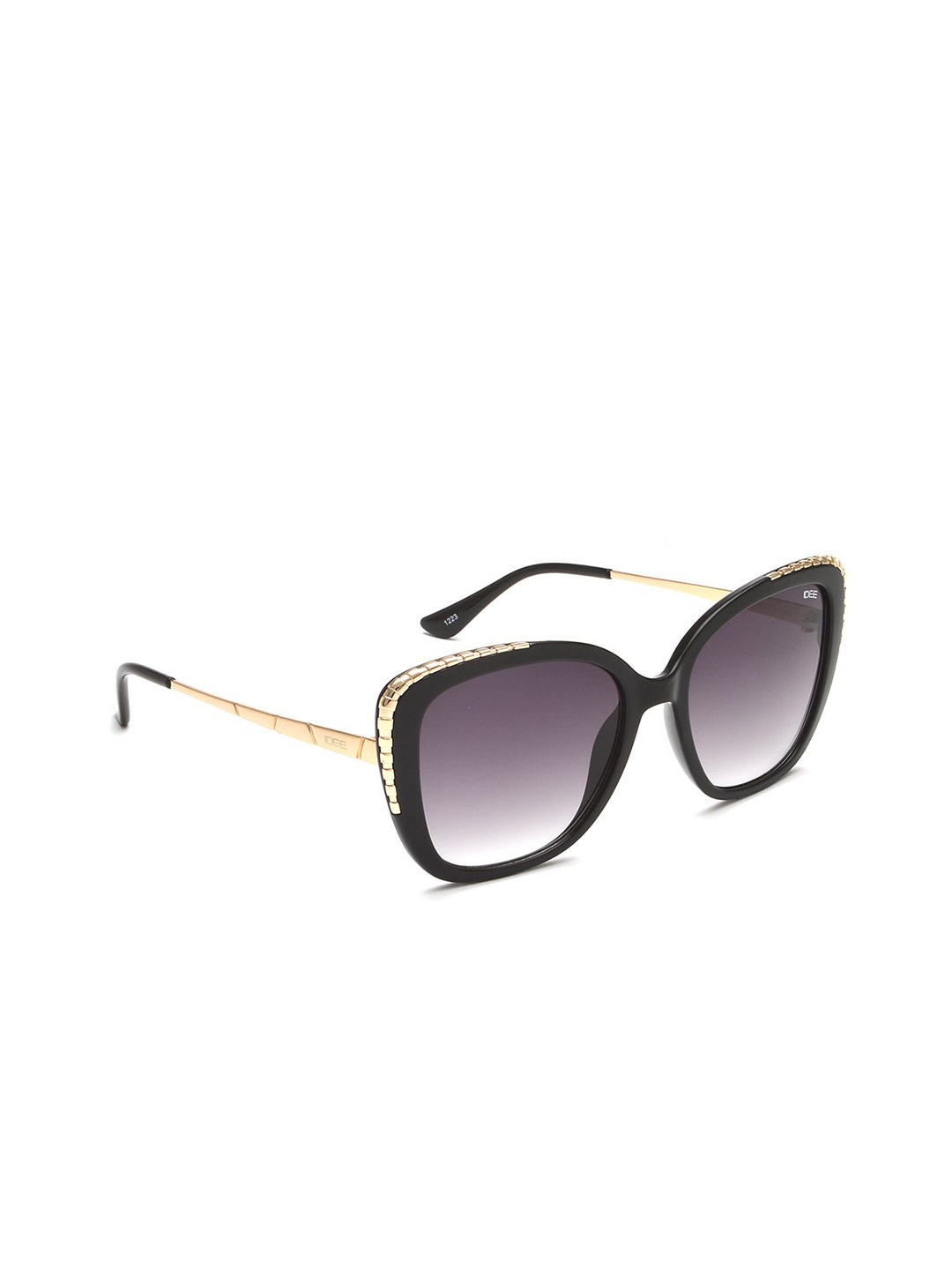 

IDEE Women Butterfly Sunglasses with UV Protected Lens IDS3123C1SG, Grey