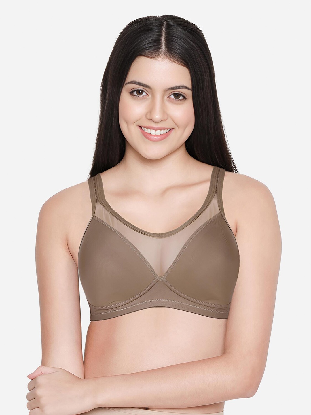 

shyaway Bra Full Coverage Lightly Padded, Brown