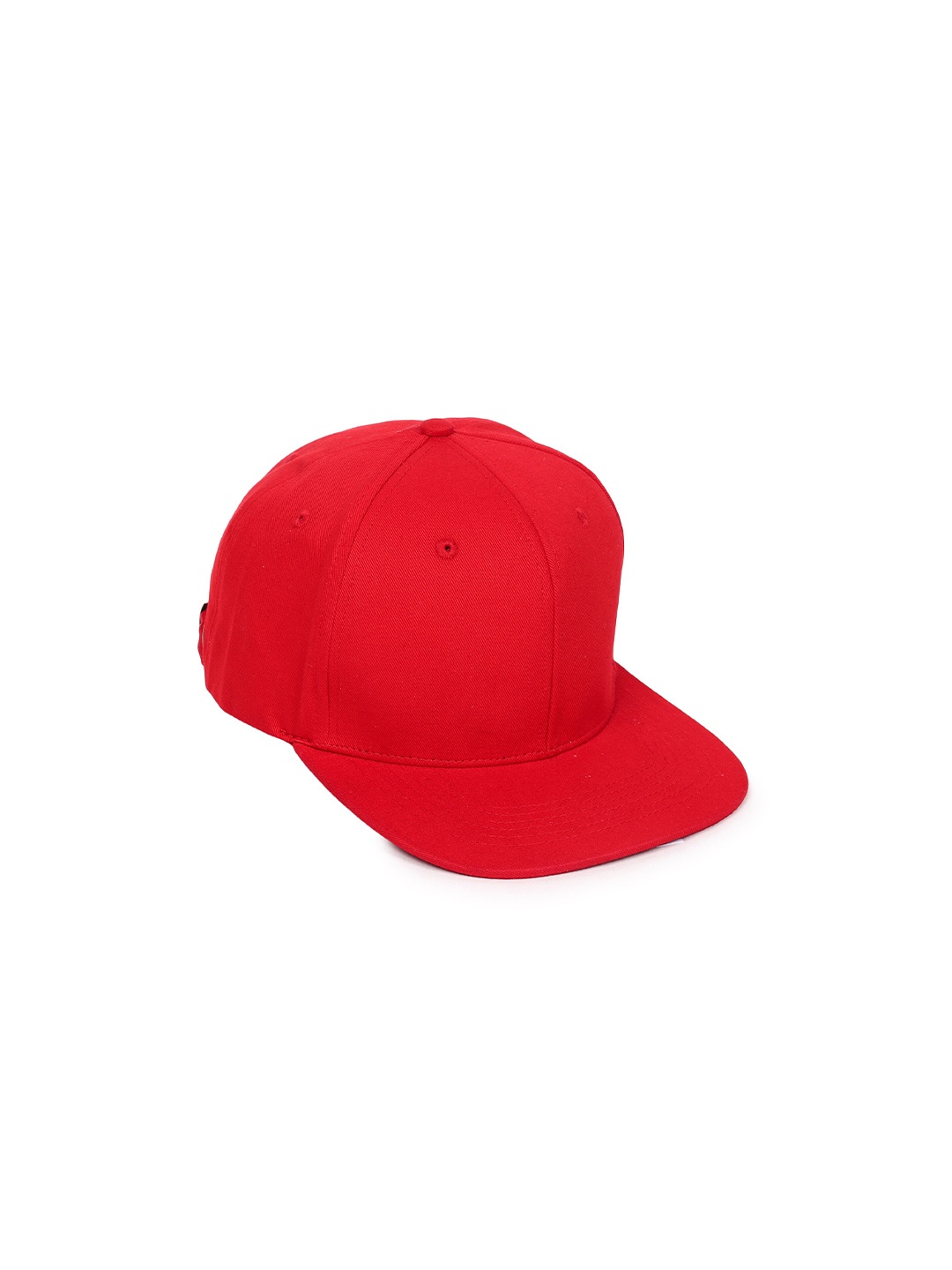 

KOLOROBIA Unisex Embroidered Cotton Visor Cap, Red