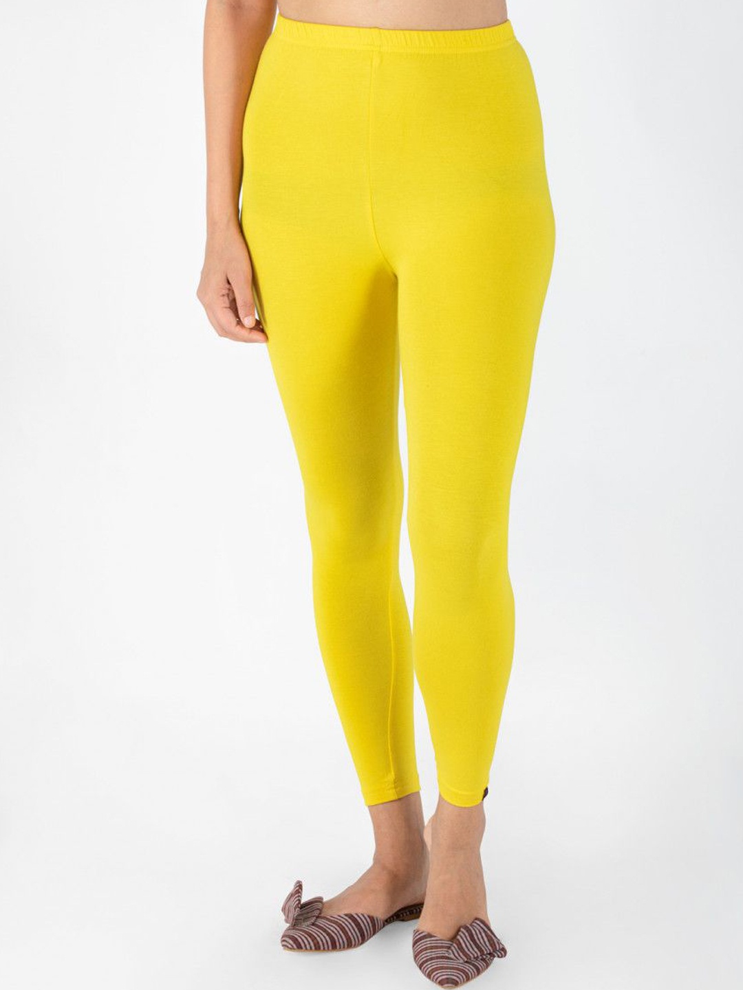 

KEX Ankle-Length Leggings, Yellow