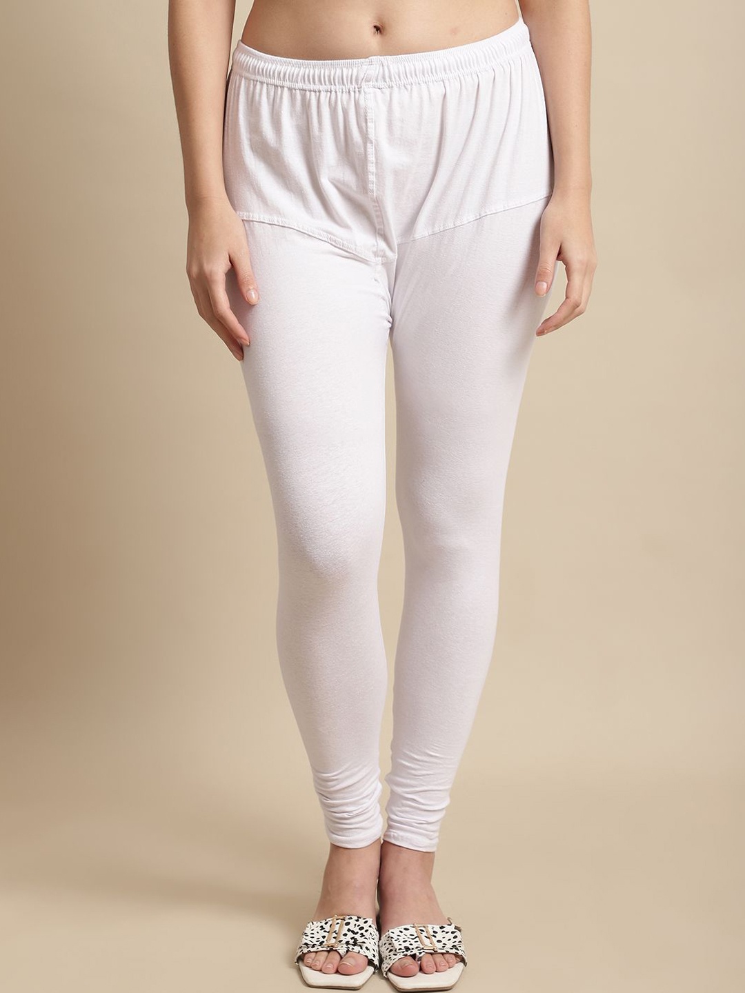 

KEX Churidar-Length Leggings, White